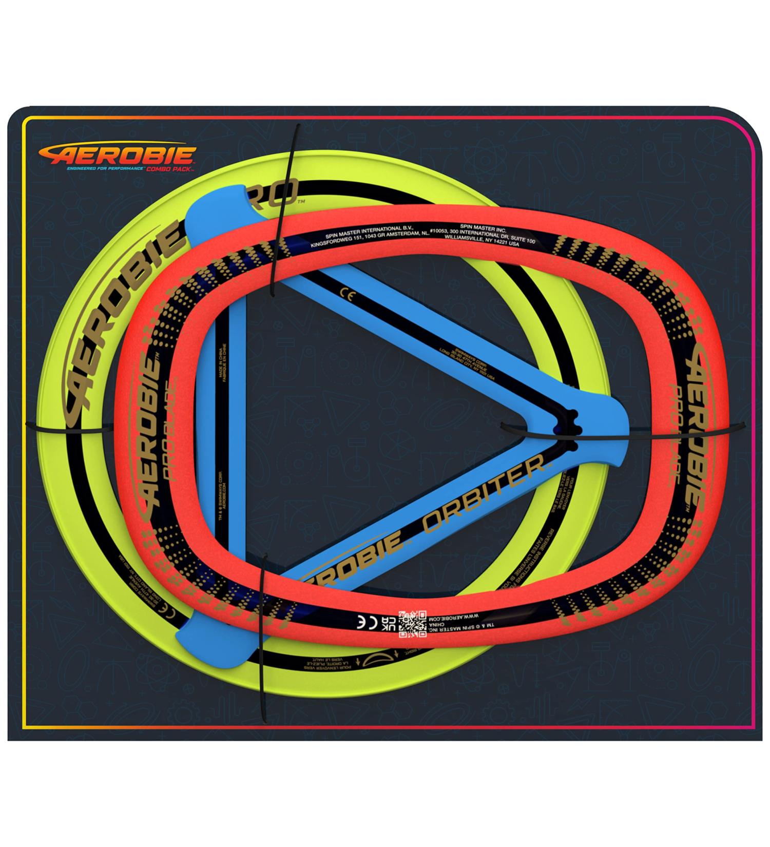 Aerobie Pro Ring & Orbiter Boomerang Combo Set - Ultimate Flying Toys for Adults & Kids 5+ | International Shipping Available - Buy Online on GoSupps.com