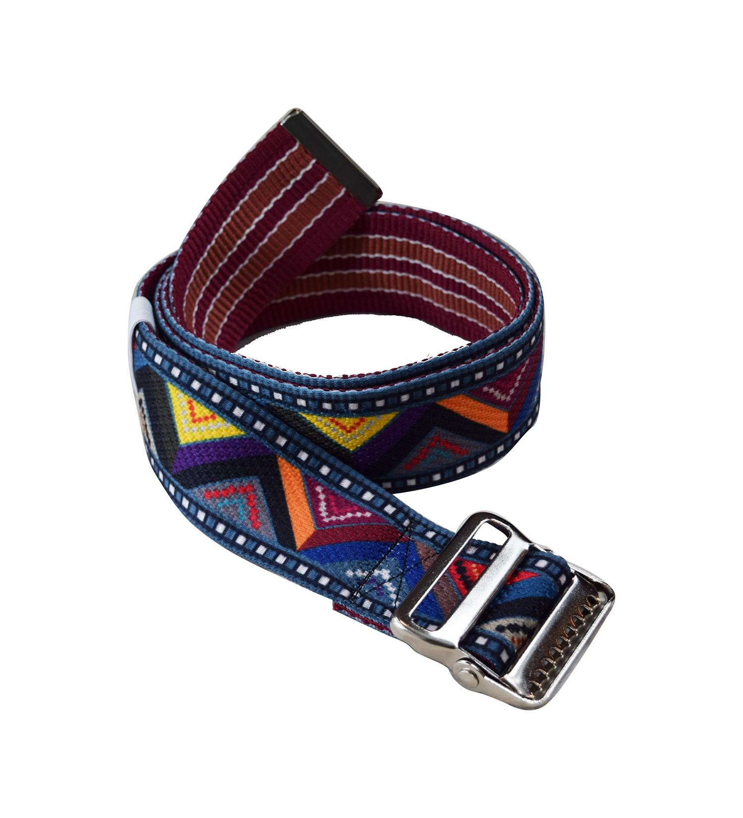 LiftAid Gait Belt - Stylish Patient Transfer Belt with Metal Buckle - 60 x 2 - For Nurses, Caregivers, Therapy - Washable (Eclectic) - Buy Online on GoSupps.com