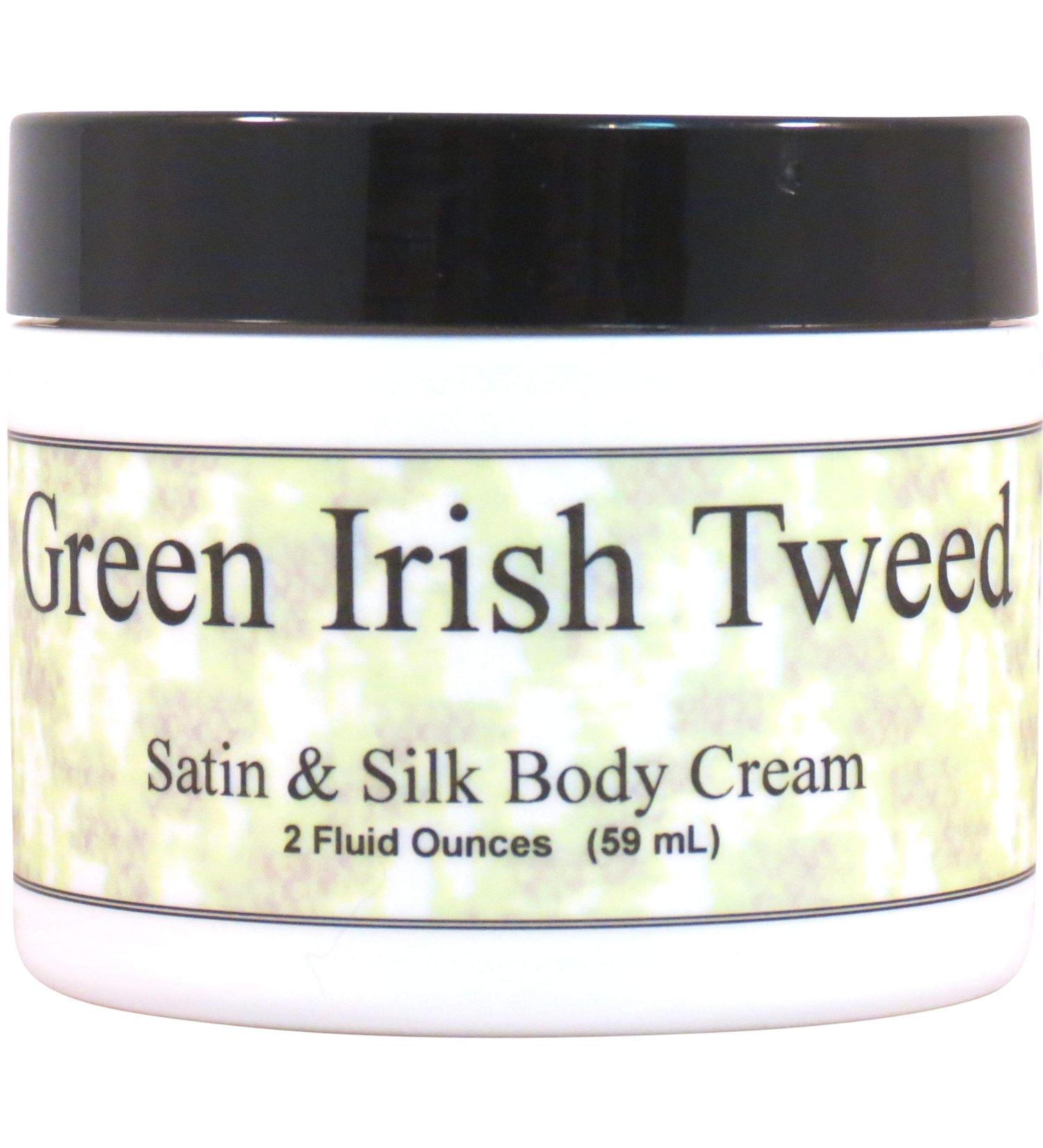 Eclectic Lady Green Irish Tweed Body Cream - Silky Lotion with Shea Butter & Aloe - 2 oz Handcrafted in USA Phthalate-Free - Buy Online on GoSupps.com