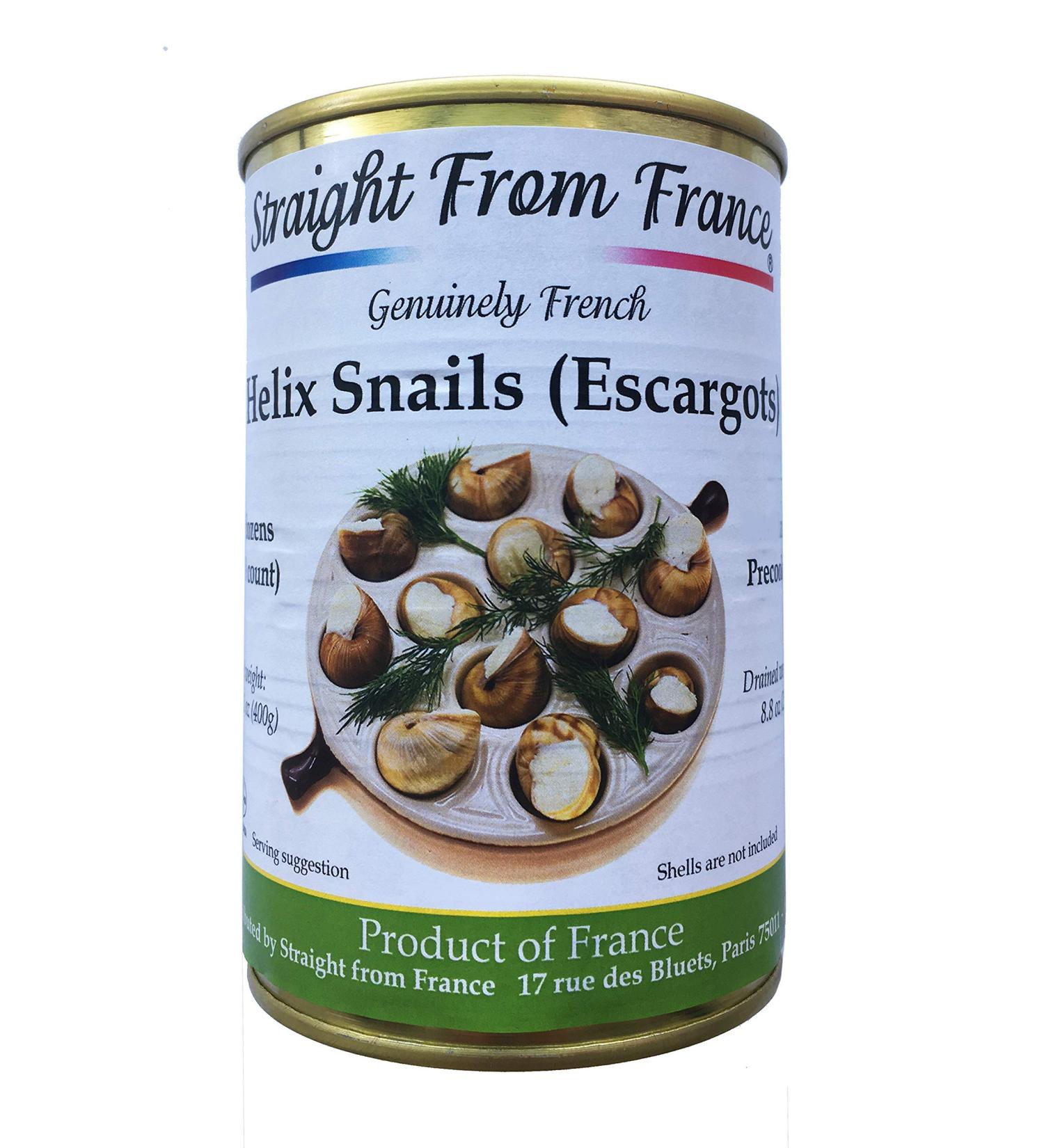 French Lucorum Canned Escargots Snails - 4 Dozens, 14.1 oz - Authentic French Cuisine Delicacy - Buy Online on GoSupps.com
