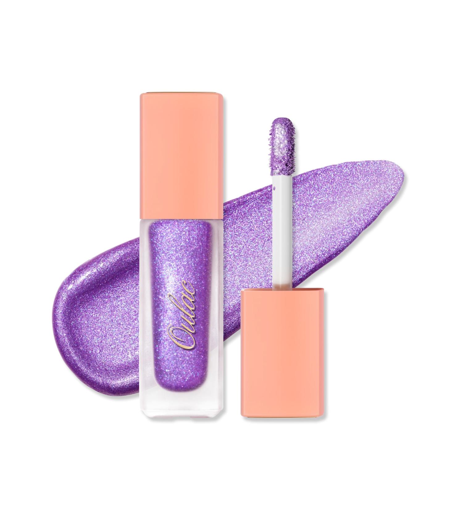 Oulac Liquid Glitter Eyeshadow Shimmer Eyeshadow Metallic Purple Eyeshadow Liquid Eyeliner with Fine Sparkle Blendable Sparkly Eye Make-up Crease Resisatnt Vegan 5.4g Satellite Dream (07) - Buy Online on GoSupps.com