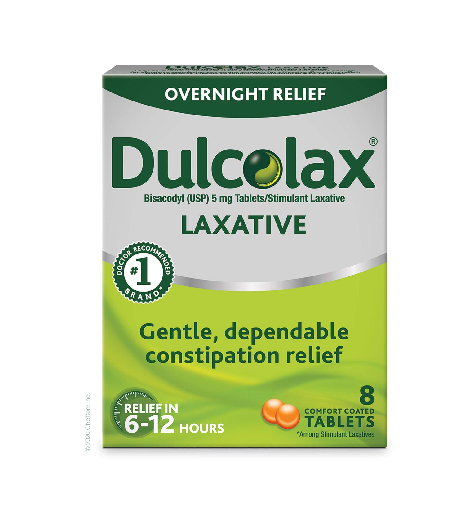 Dulcolax Stimulant Laxative 8 Count - Fast-Acting Relief (Pack of 1) - Buy Online on GoSupps.com