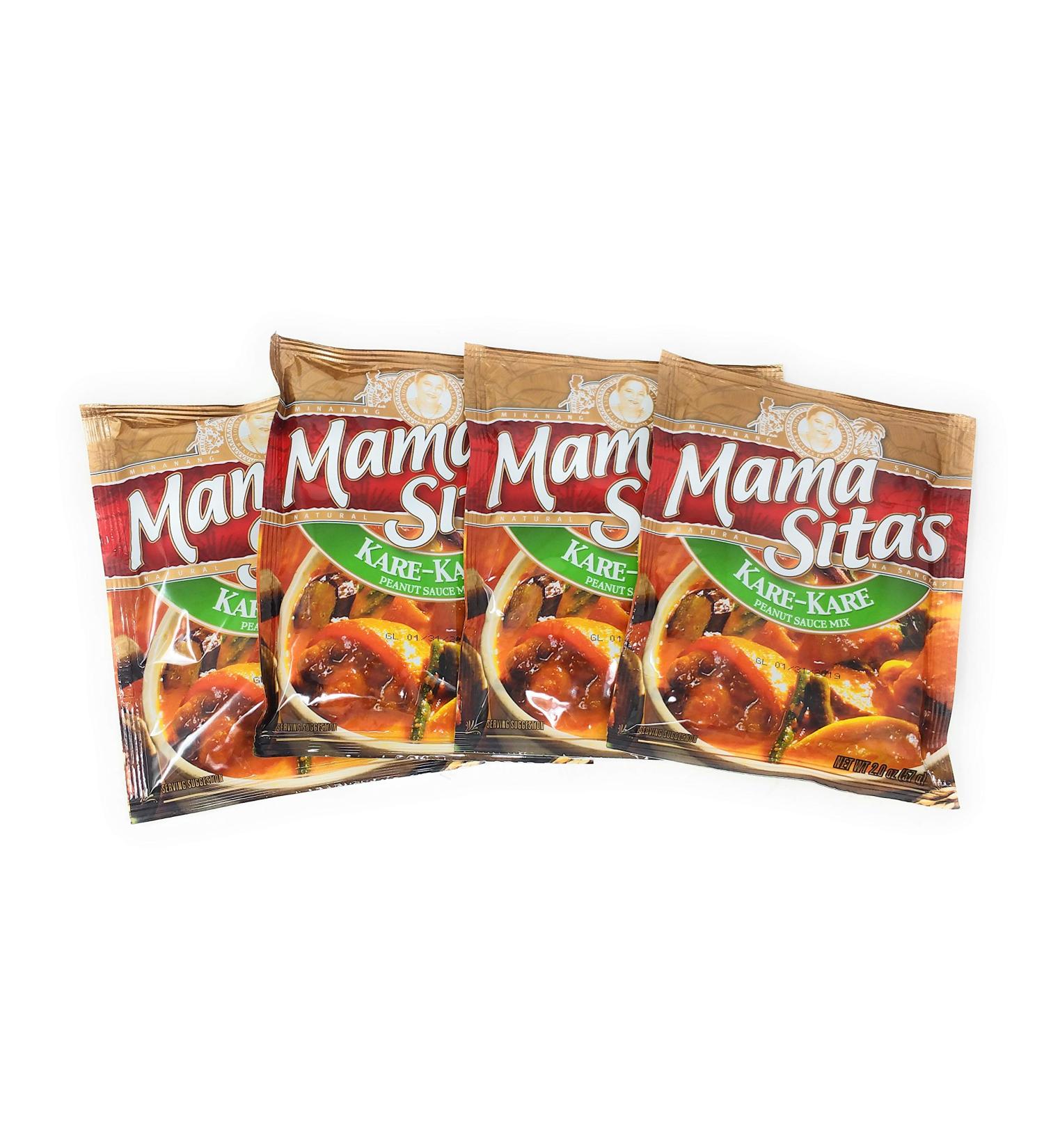 Mama Sita's Kare-Kare Peanut Sauce Mix 2.0oz (57g) - 4 Pack - Buy Online on GoSupps.com