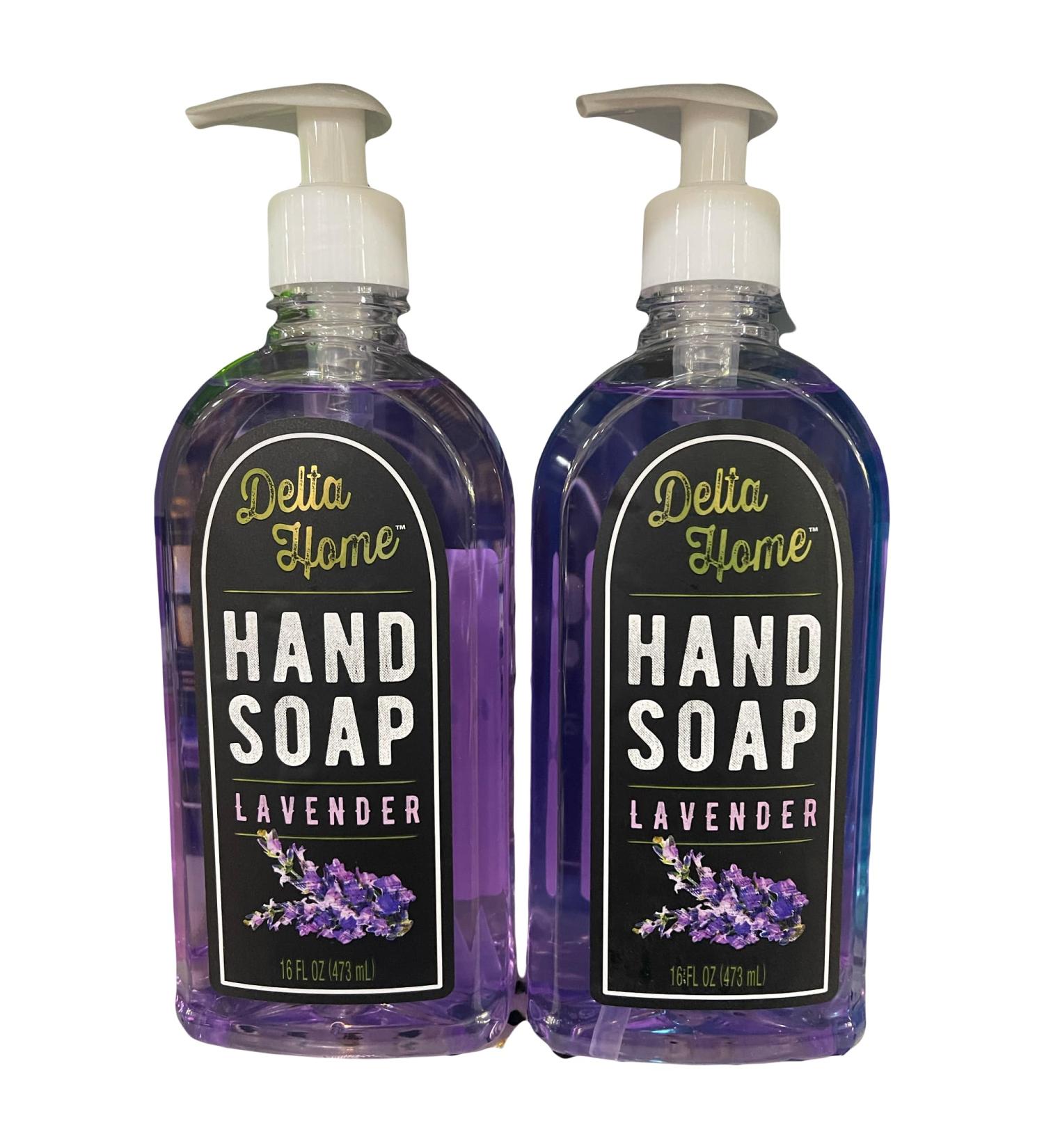 Pack of 3 Lavender Hand Soap 16 FL OZ Purple.