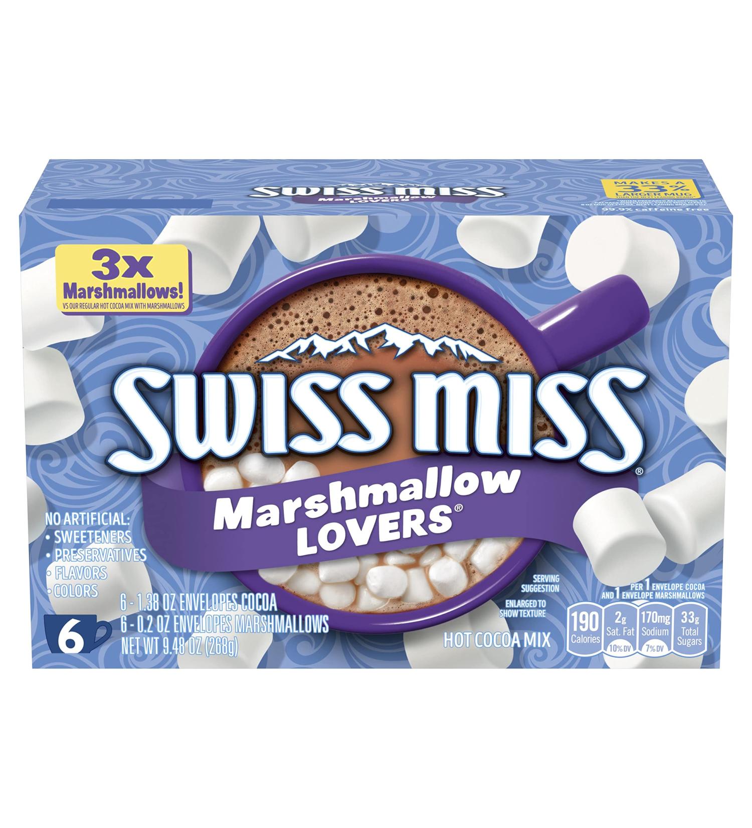 Swiss Miss Marshmallow Lovers Hot Cocoa Drink Mix 268g - Buy Online on GoSupps.com