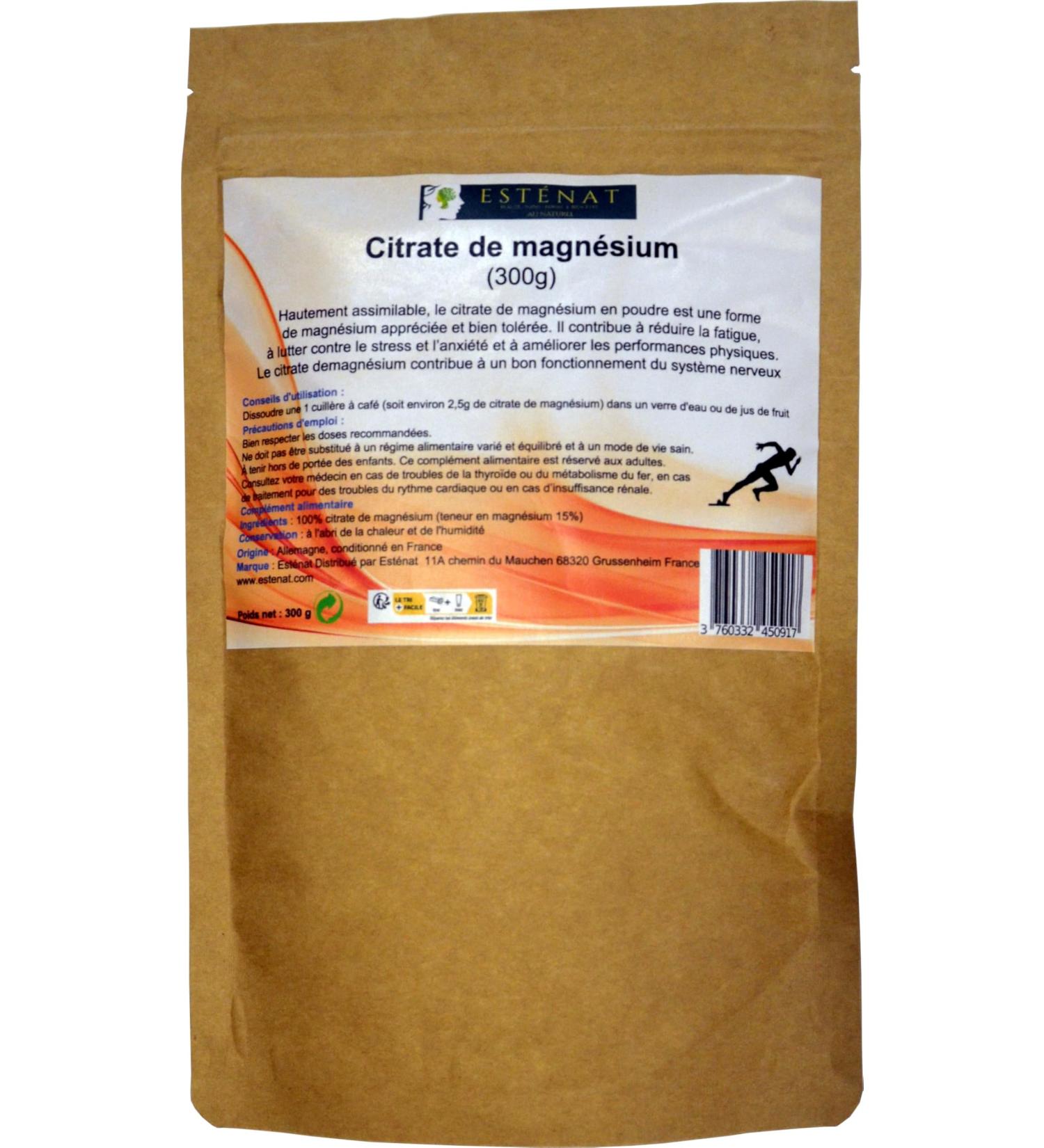 Pure Magnesium Citrate 300G | 2500 mg | 4 Months Treatment | Energy & Rapid Recovery | High Bioavailability | Sports Ally | - Buy Online on GoSupps.com