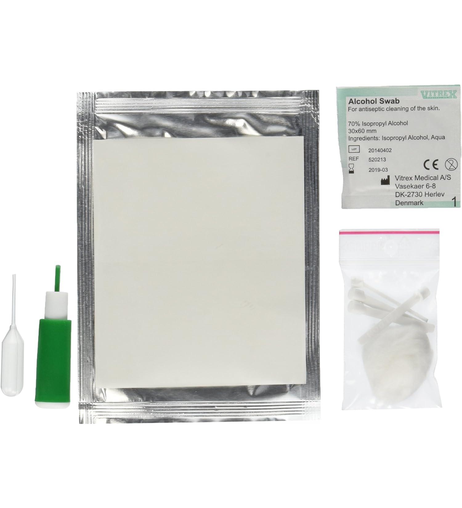 Eldoncard Blood Typing Kit, 1 Test, Know Your Blood Type, Instant Home Testing Kit, A, O, B, Rhs-D Negative and Positive Blood Types Tested For