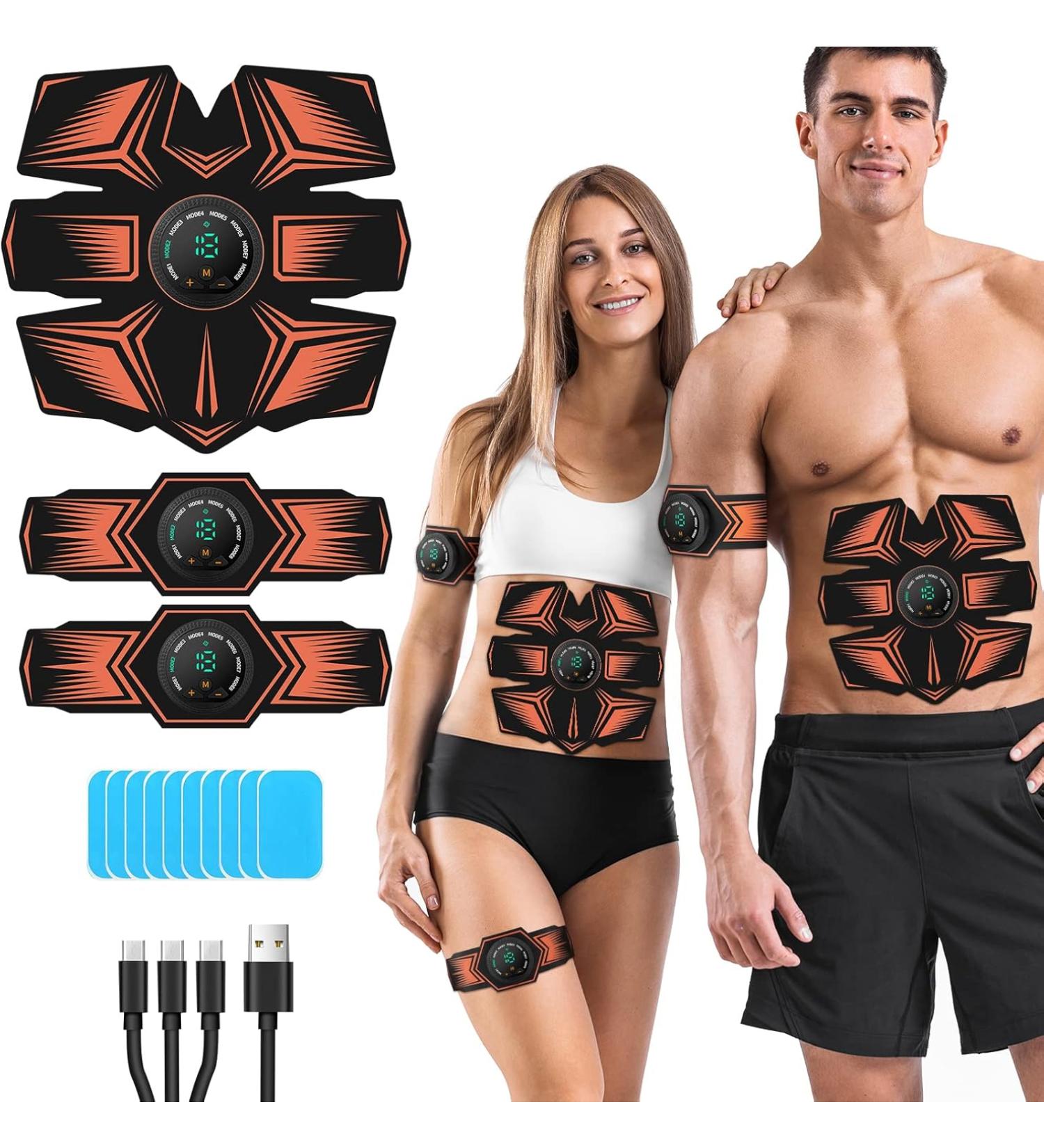 GROSBEAK EMS Muscle Stimulator ABS Trainer - Orange - Buy Online on GoSupps.com