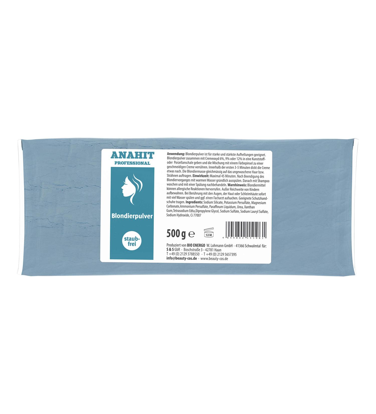 Anahit Professional Blonding Powder 500g - Dust-Free High-Quality Bleaching Powder | Made in Germany | New Brand 2020 - Buy Online on GoSupps.com