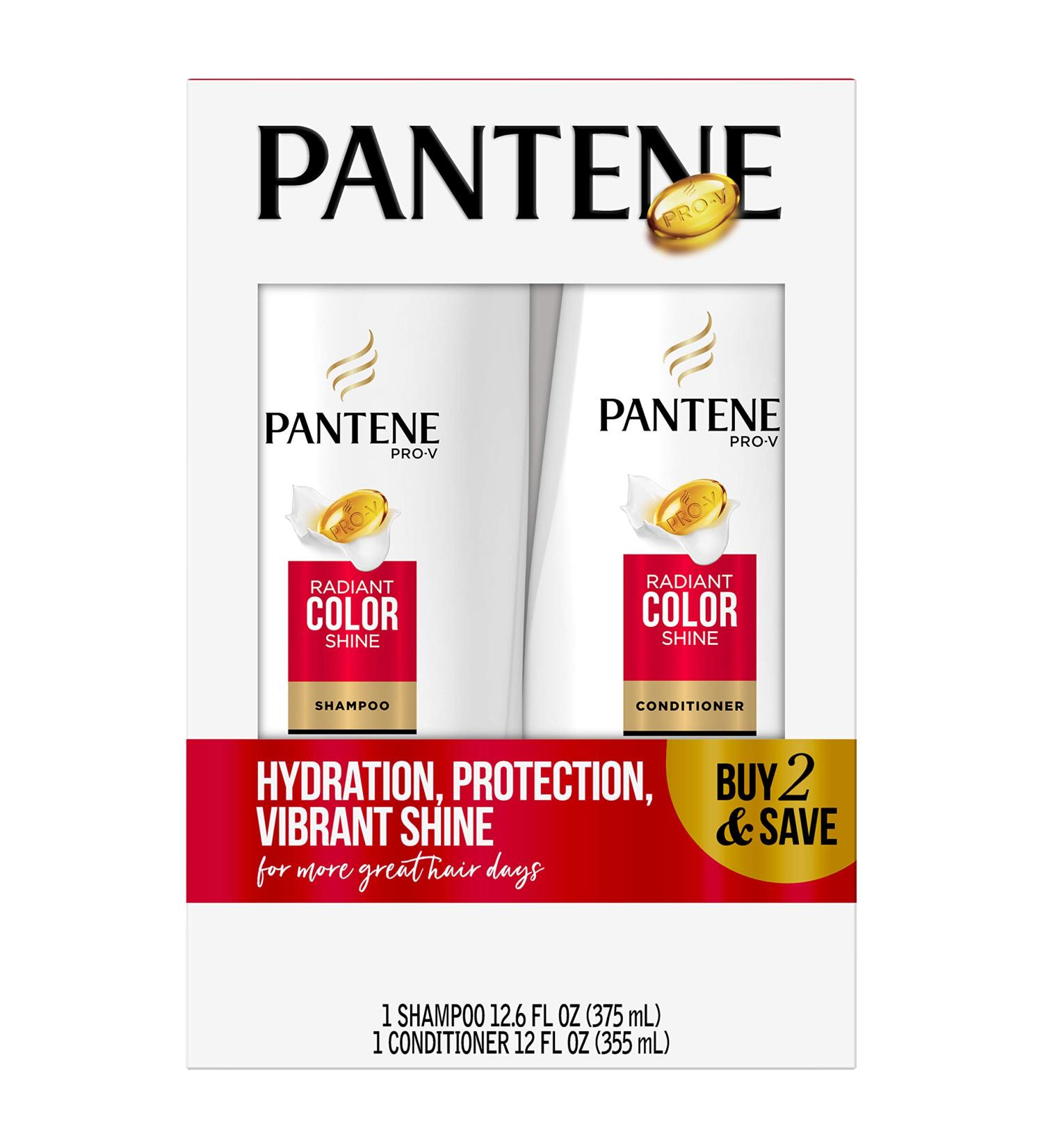 Pantene Pro-V Radiant Color Shine Shampoo & Conditioner Bundle - Pack of 2 - Buy Online on GoSupps.com
