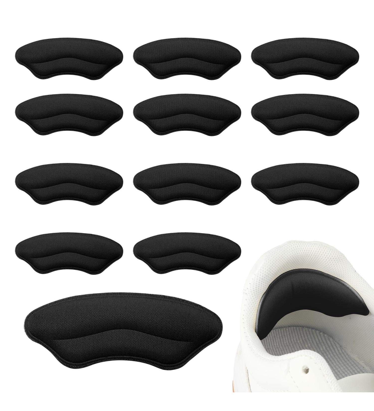 Heel Cushion Pads Heel Grips Heel Protectors Shoe Heel Inserts Heel Protector Toe Inserts for Shoes Too Big Foot Cushions & Pads Shoe Size Reducer Shoe Repair Heel Guards Inserts for Too Big Shoes Black - Buy Online on GoSupps.com