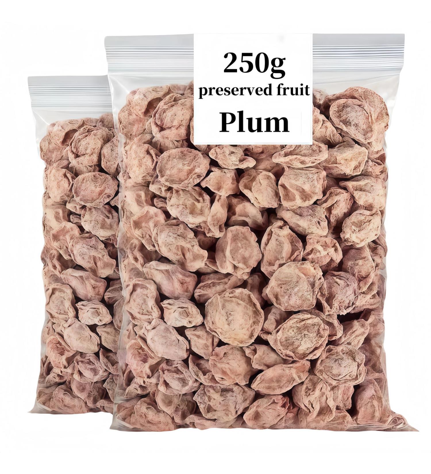 MKSDDF -250 g/8.82 oz Chinese Dried Plums Salted and Sour Dried Plums Salted and Sweet Plums Dried Plums Dried Plums Sweet Plums Dried Plums Dried Fruit Plums - Buy Online on GoSupps.com