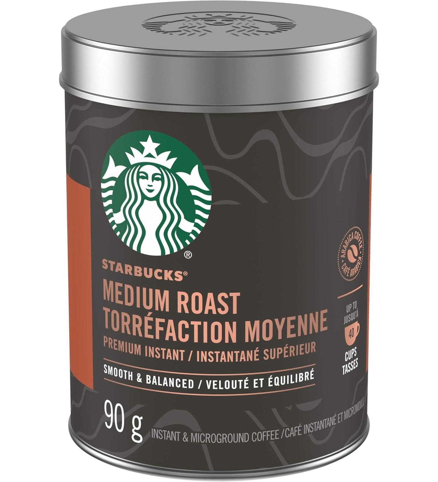 Starbucks Medium Roast Premium Instant Coffee 90 g - Buy Online on GoSupps.com
