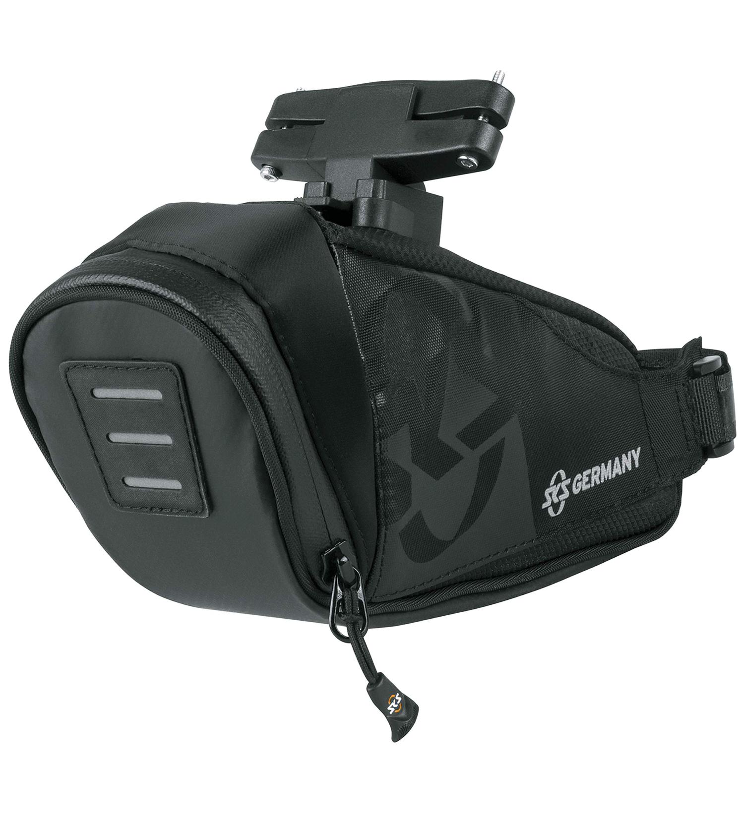 SKS Germany Racer Edge Bicycle Bag - Waterproof Aerodynamic Cycling Accessories for Racing Bikes | 0.6L Velcro Fastener & Easy-Zip Zipper - Buy Online on GoSupps.com