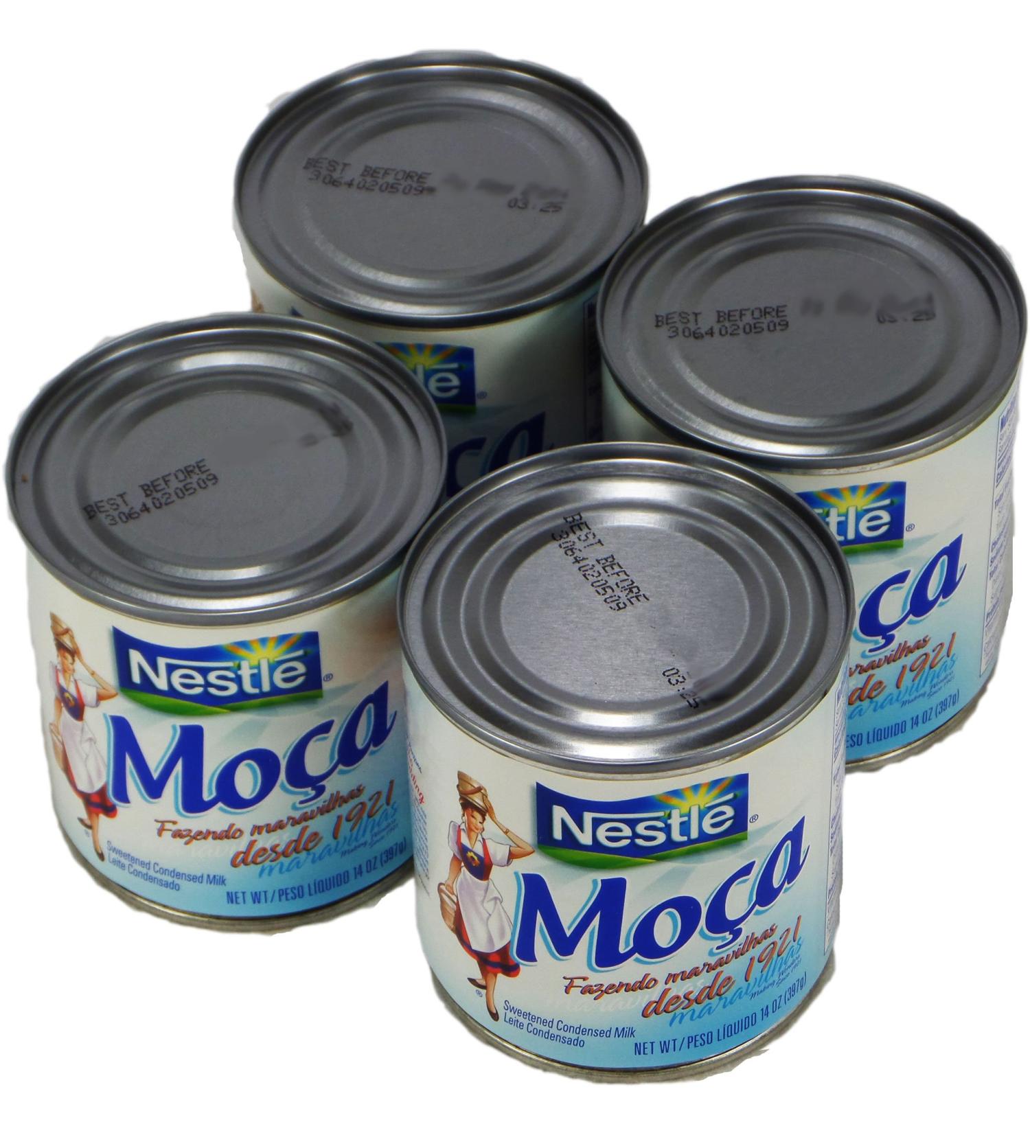 Nestle Moa Leite Condensado 397g | Sweetened Condensed Milk 14oz - Pack of 4 - Buy Online on GoSupps.com