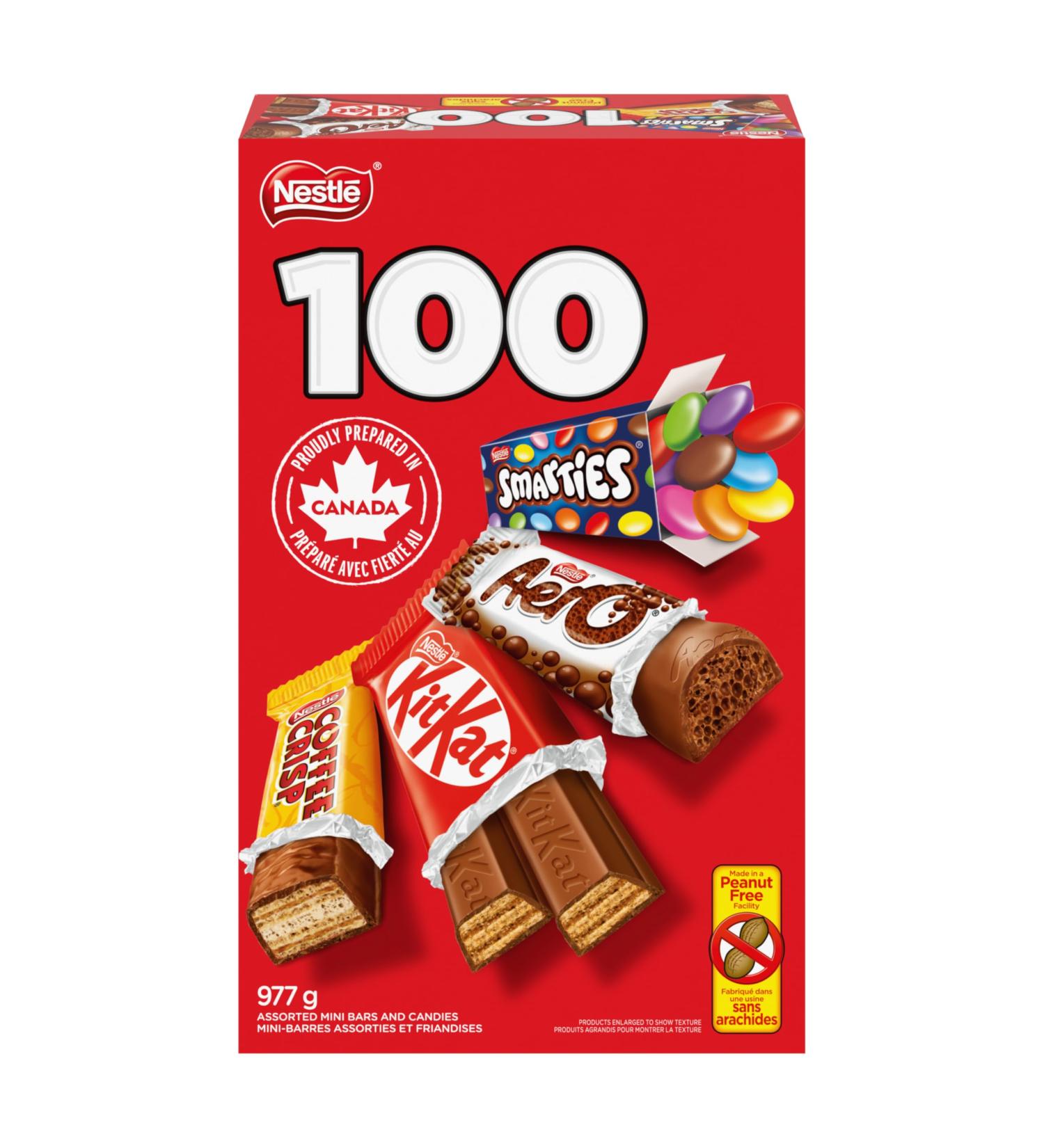 NESTLE KITKAT AERO SMARTIES & COFFEE CRISP Mini Bars & Candies Peanut-free Halloween Candy Individually Wrapped Made in a Peanut-free Facility Prepared in Canada 977 g - Buy Online on GoSupps.com