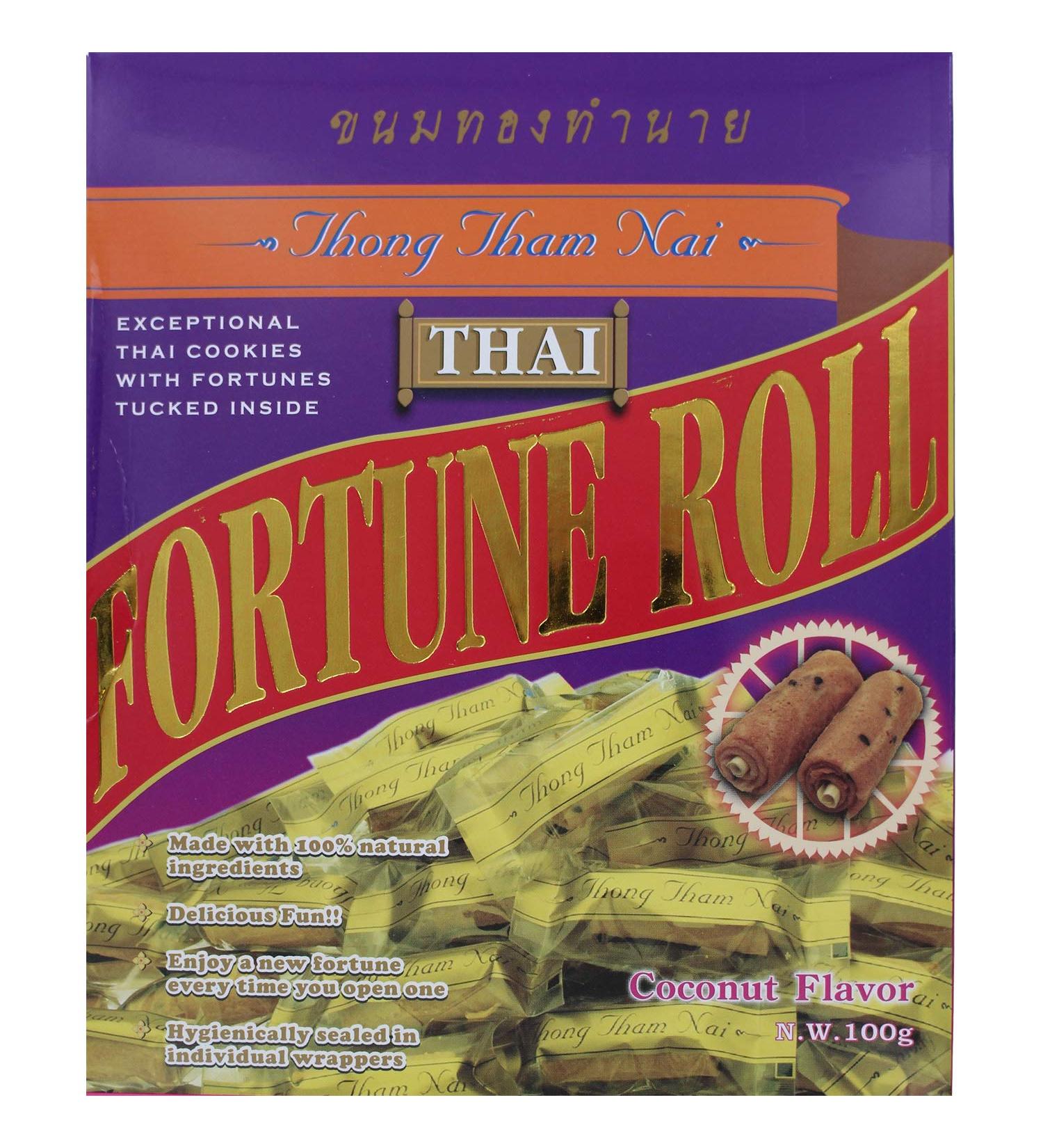 THONG THAM NAI Thai Fortune Cookie EN/NL/D/FR 100 g