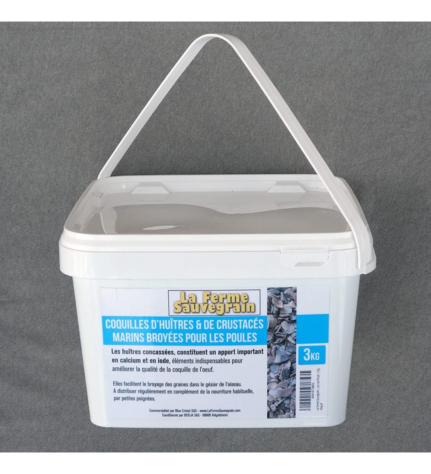 Powdered Oyster Shells for Chickens - 3 kg