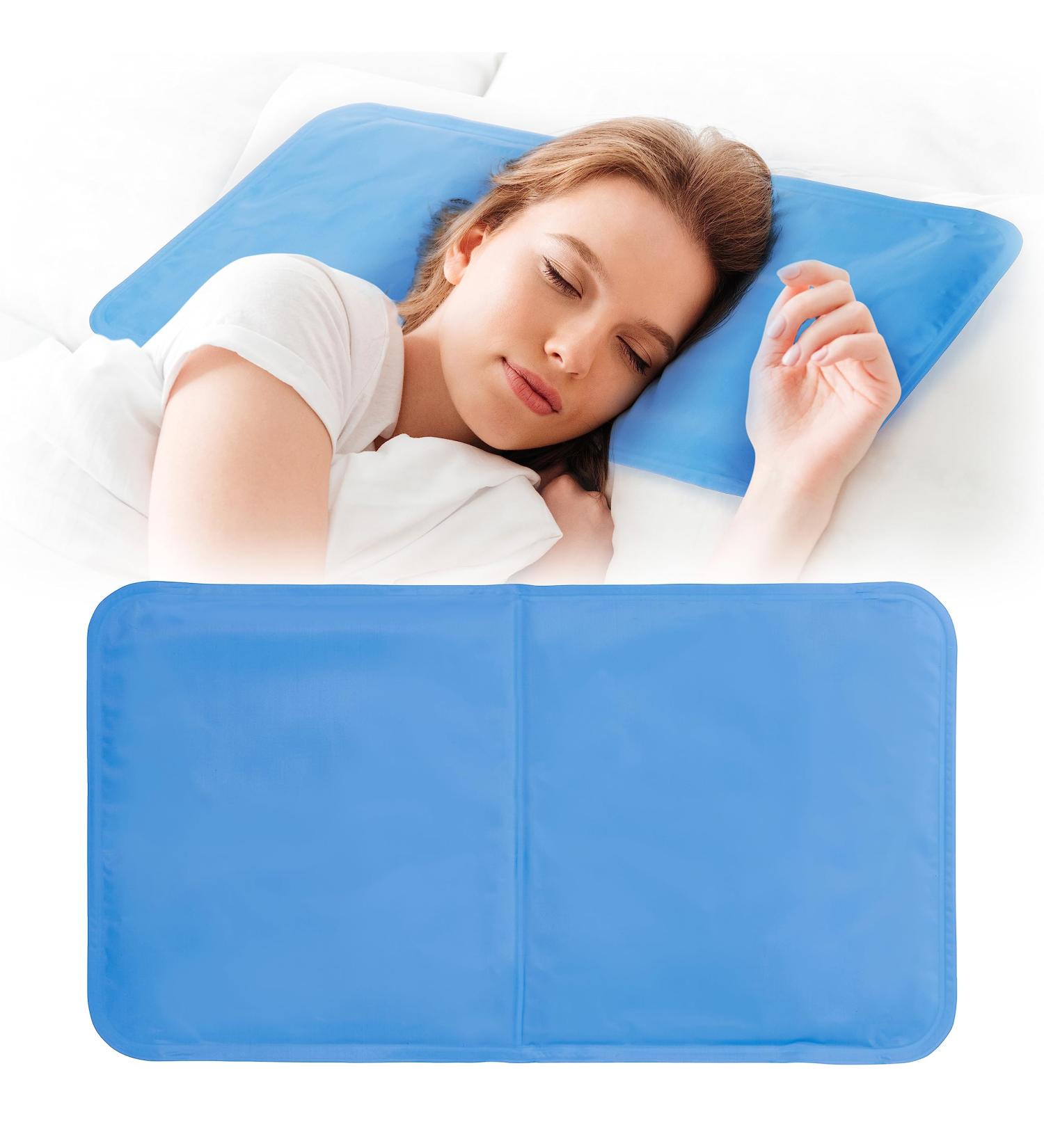 Buy Bramble Large Cooling Gel Pillow | 55x30cm | Sleep Better in Hot Weather | Pain Relief for Hot Flashes Migraines & Fever - Buy Online on GoSupps.com