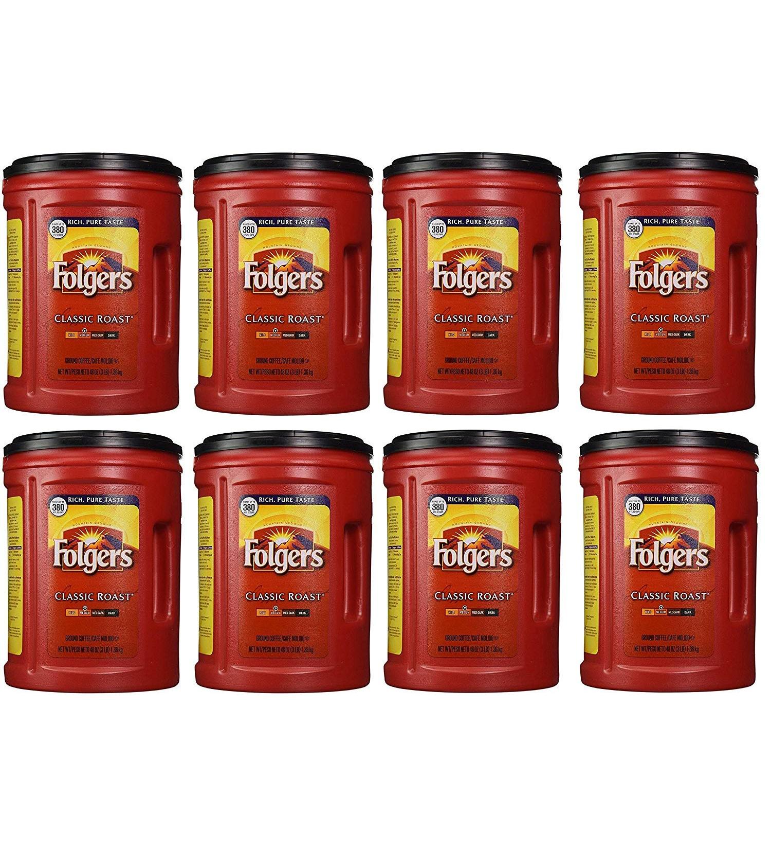 Folgers Coffee Classic(Medium) kqFKHH Roast 48 Ounce 8 Pack