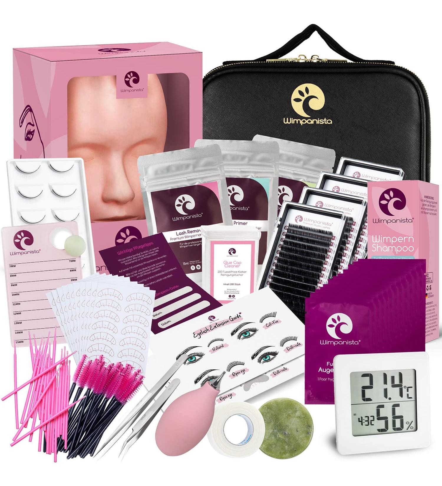 Wimpanista 26-Piece Eyelash Extension Set | 1:1 Training & Education for Professionals | Shop Internationally - Buy Online on GoSupps.com