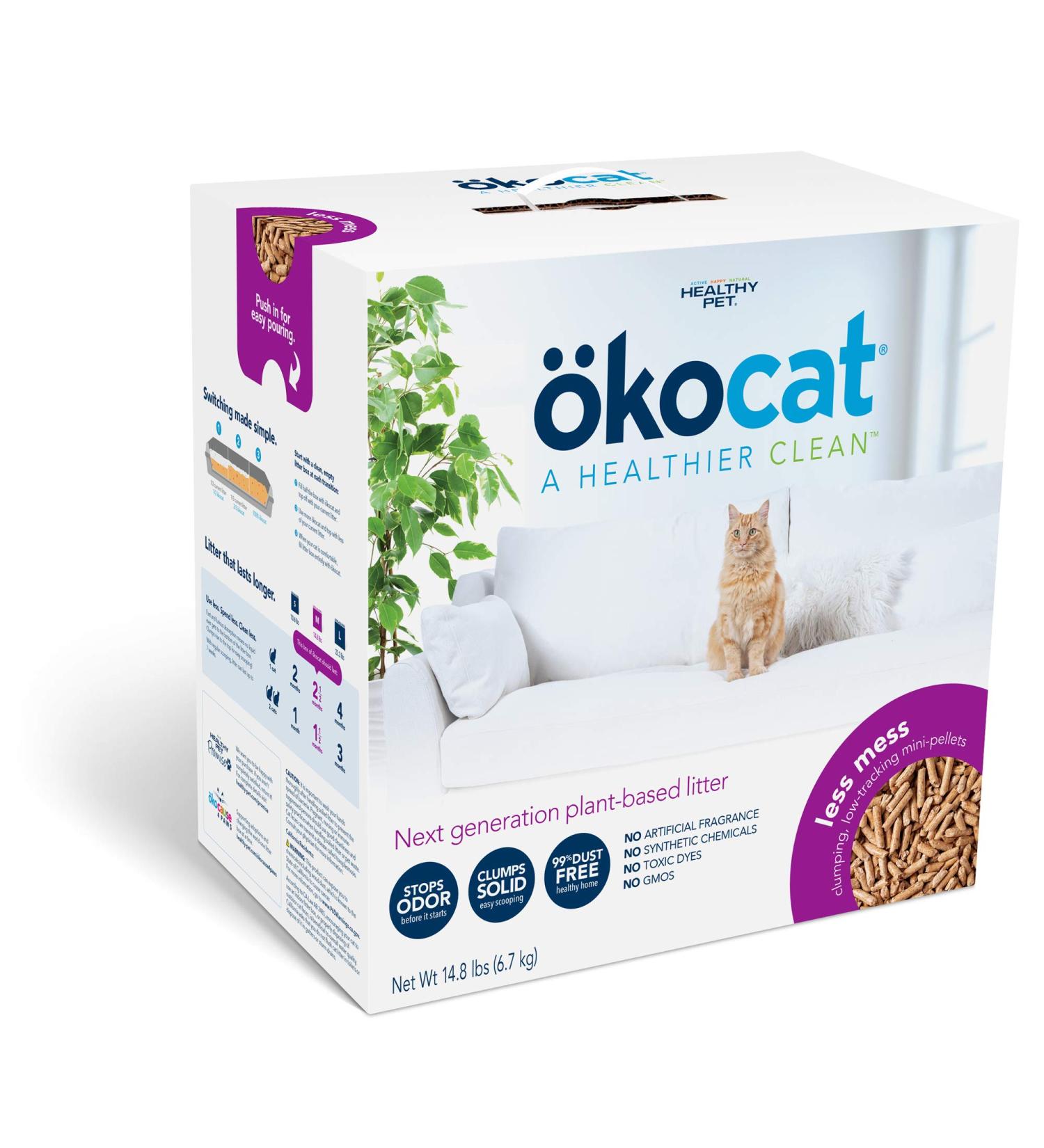 KOCAT Natural Wood Clumping Litter Medium - Low Mess, Eco-Friendly, and Effective - Buy Online on GoSupps.com