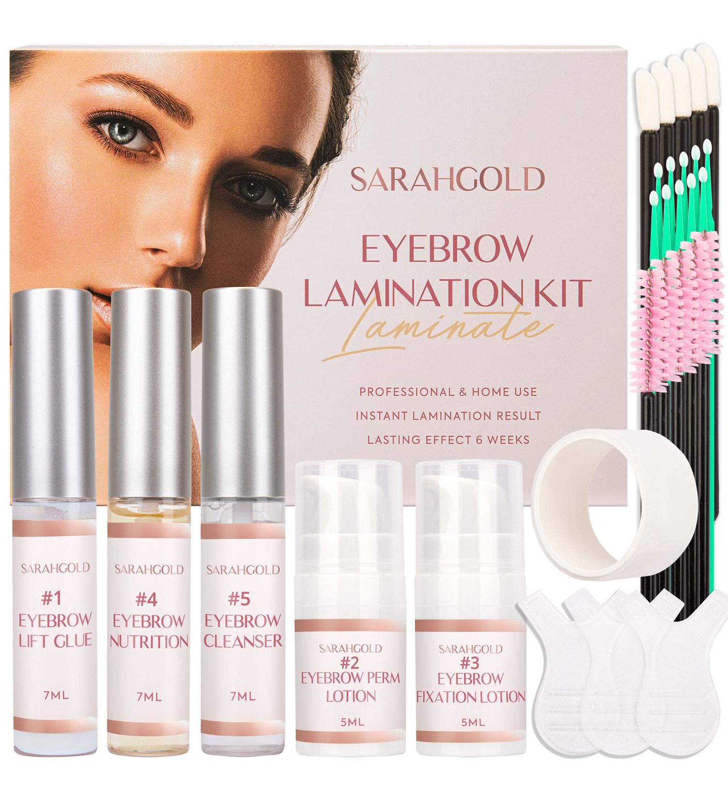 Brow Lamination Kit - DIY Eye Brow Lift for Fuller, Thicker Brows | Lasts 6-8 Weeks - Buy Online on GoSupps.com