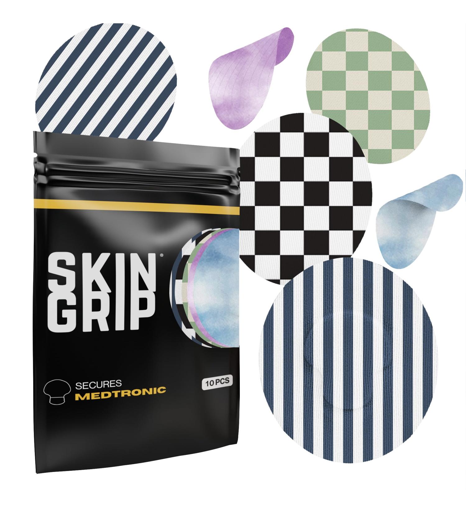 Skin Grip Adhesive Patches for Medtronic Libre & Eversense CGM Waterproof Sweatproof Pre-Cut Tape Classic Pack for 7-14 Days | Continuous Glucose Monitor - Buy Online on GoSupps.com