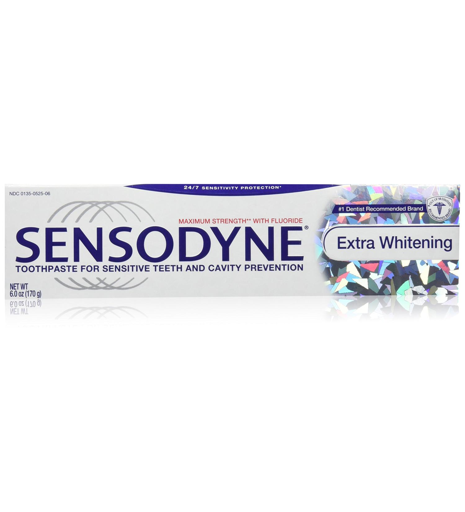 Buy Sensodyne Extra Whitening Toothpaste 6 Oz - International Shipping Available | Best Price & Fast Delivery - Buy Online on GoSupps.com