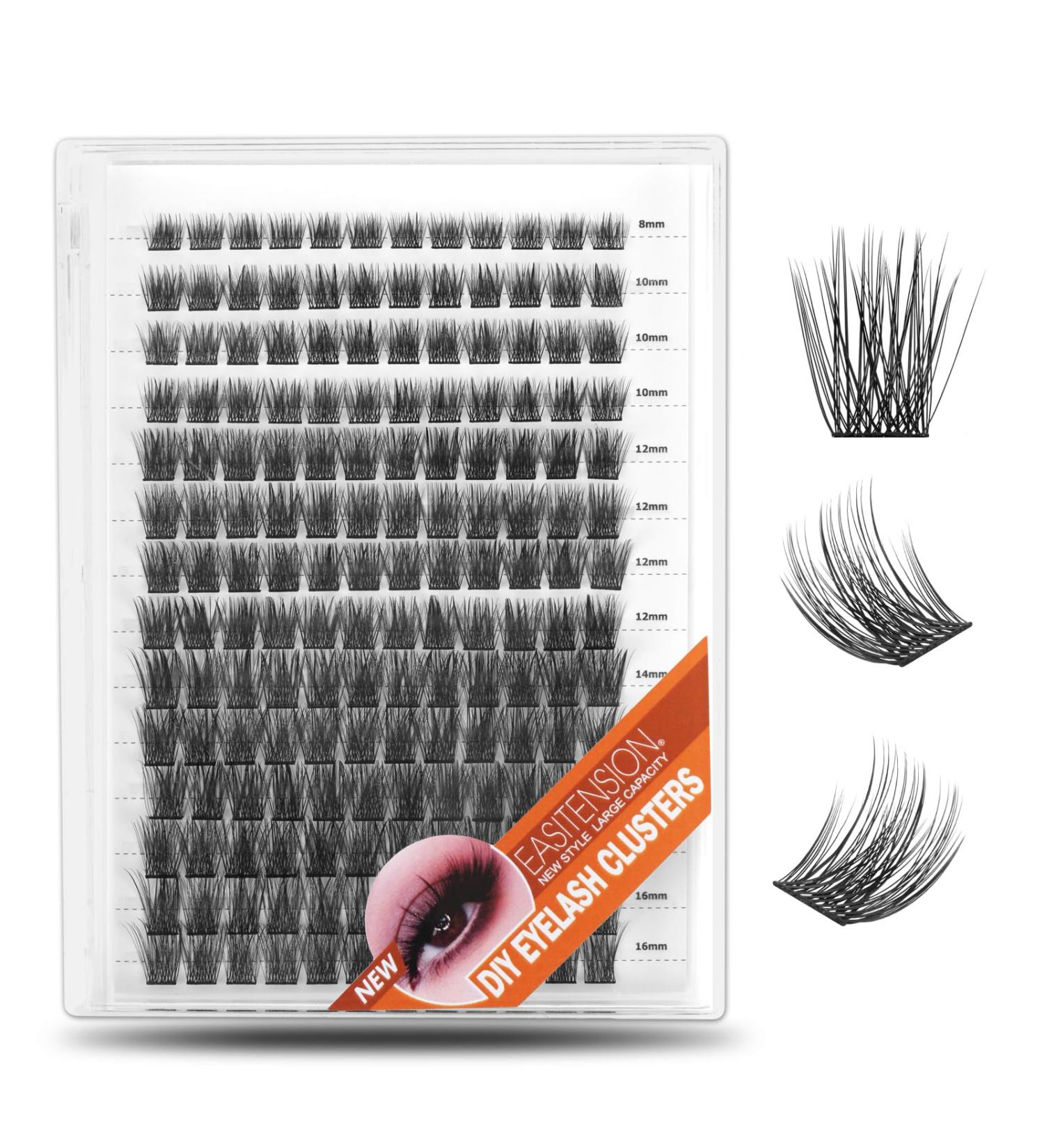 DIY Eyelash Extension Kit - 168 Clusters 3D Effect Natural Lashes for Home Use | Volume MIX - Buy Online on GoSupps.com