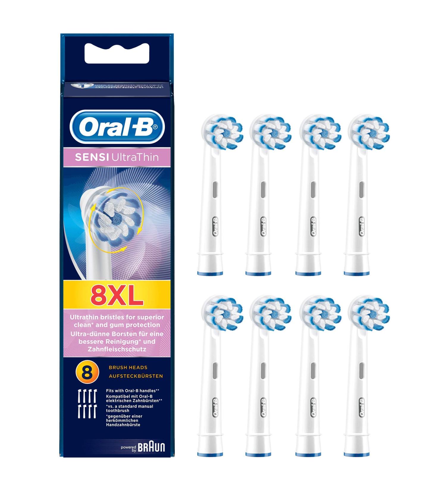 Oral-B Sensi Refills 8 Pack - Pack of 8 | Gentle Cleaning for Sensitive Teeth - Buy Online on GoSupps.com