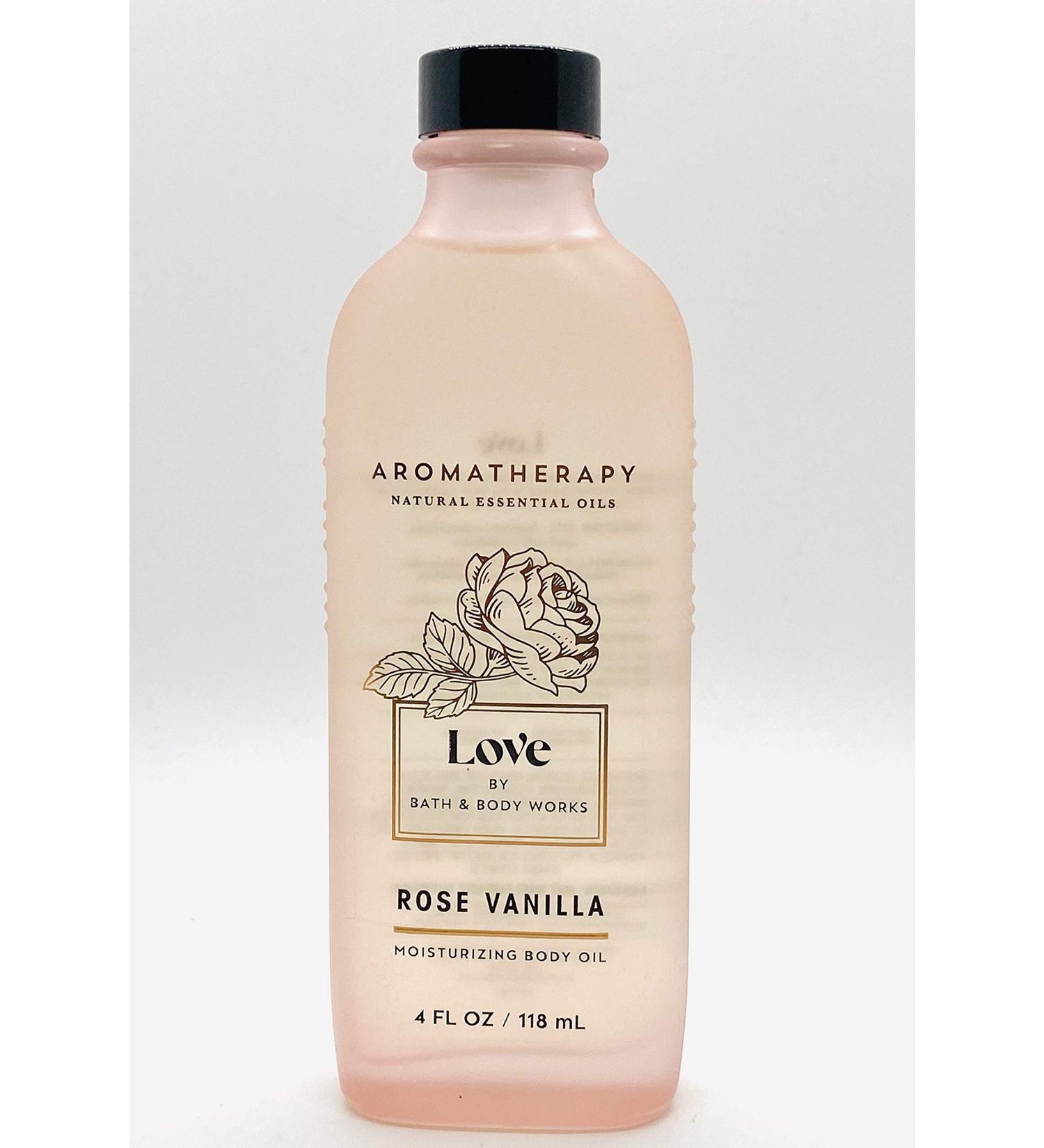 Buy Bath & Body Works Aromatherapy Love - Rose + Vanilla Nourishing Body Oil 4 Fl Oz | International Shipping Available - Buy Online on GoSupps.com