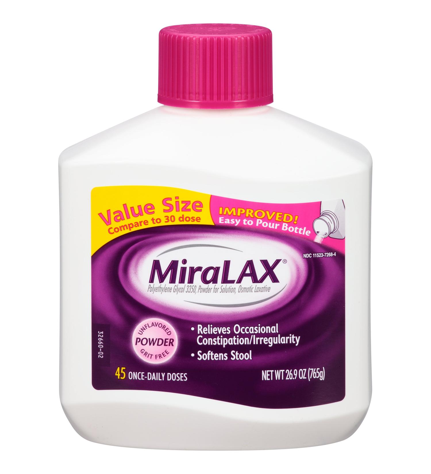MiraLAX Laxatives 26.9 Ounce - Discontinued by Manufacturer - Buy Online on GoSupps.com