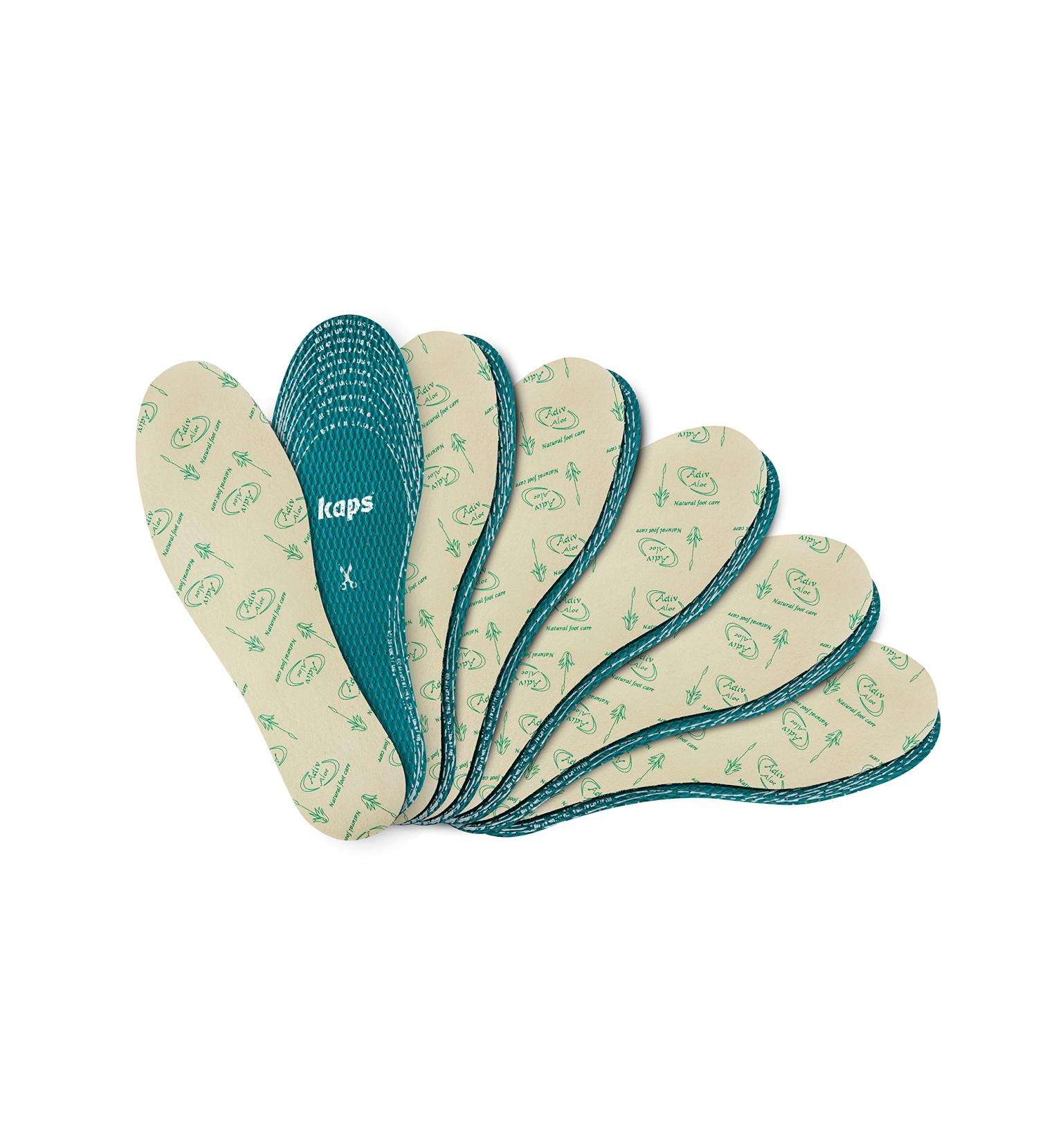 Kaps Ultrafresh Adult Insoles with Odour Eliminator and Aloe Infusion - Perfect for Women & Men in Boots, Sneakers, and Formalwear - Buy Online on GoSupps.com