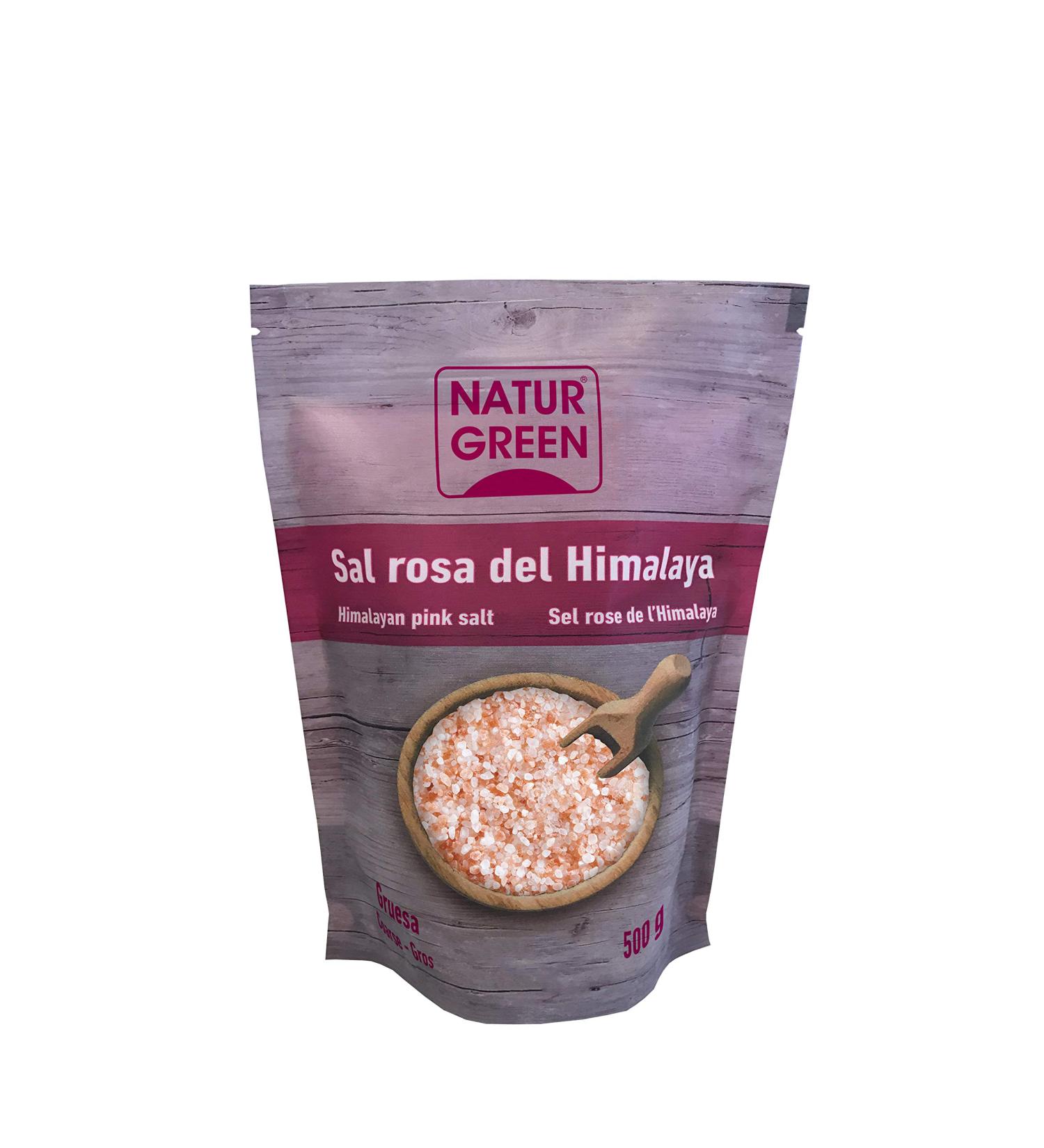NATURGREEN NATURAL GREEN coarse Himalayan salt 500 g