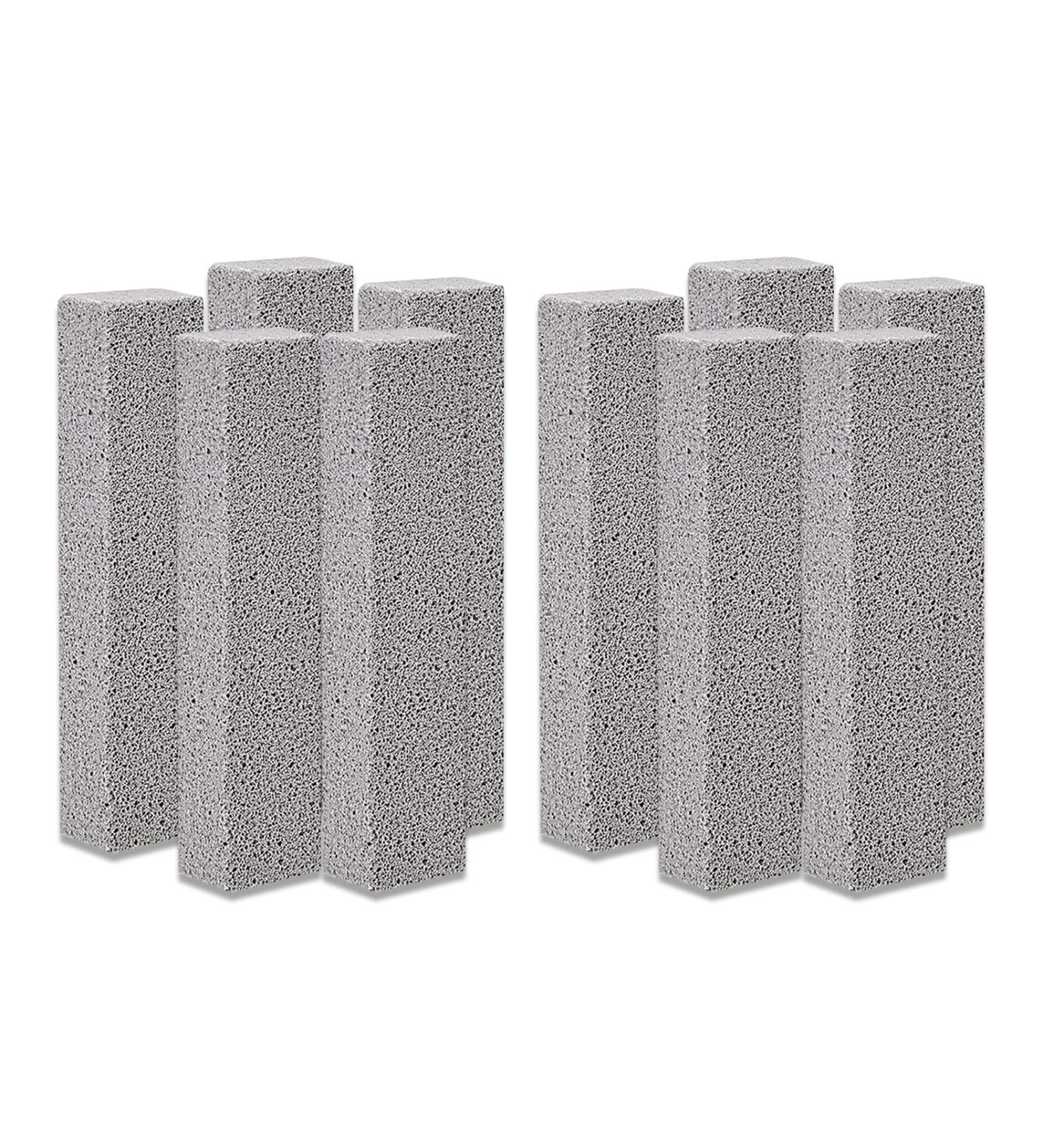 10 Pcs Pumice Stone Cleaning Brushes - Ideal for Kitchen Bathroom Toilet & Pool - Bills Stone Cleaning Blocks - Buy Online on GoSupps.com
