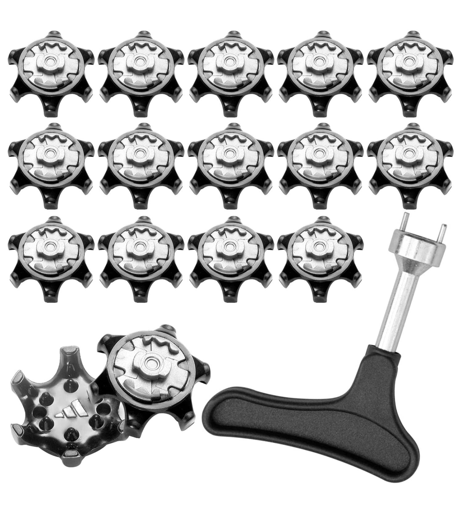 Bootoow Golf Shoe Spikes - 16 Cleats with Handheld Wrench | Premium Replacement Golf Spikes for Optimal Performance - Buy Online on GoSupps.com