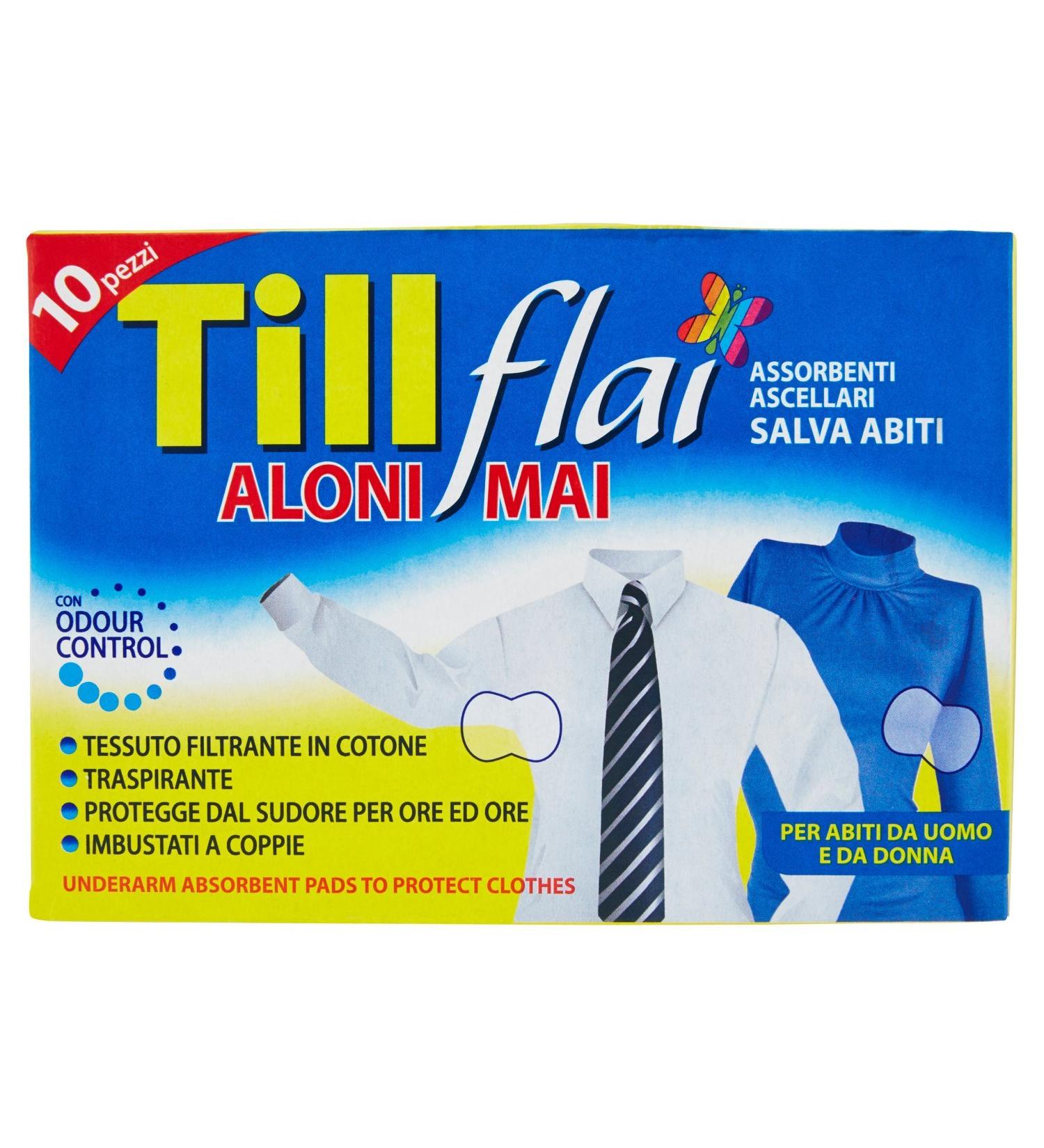 Till Flai Armpit Absorbing Pads - 10 Pieces for Ultimate Comfort | International Shipping Available - Buy Online on GoSupps.com