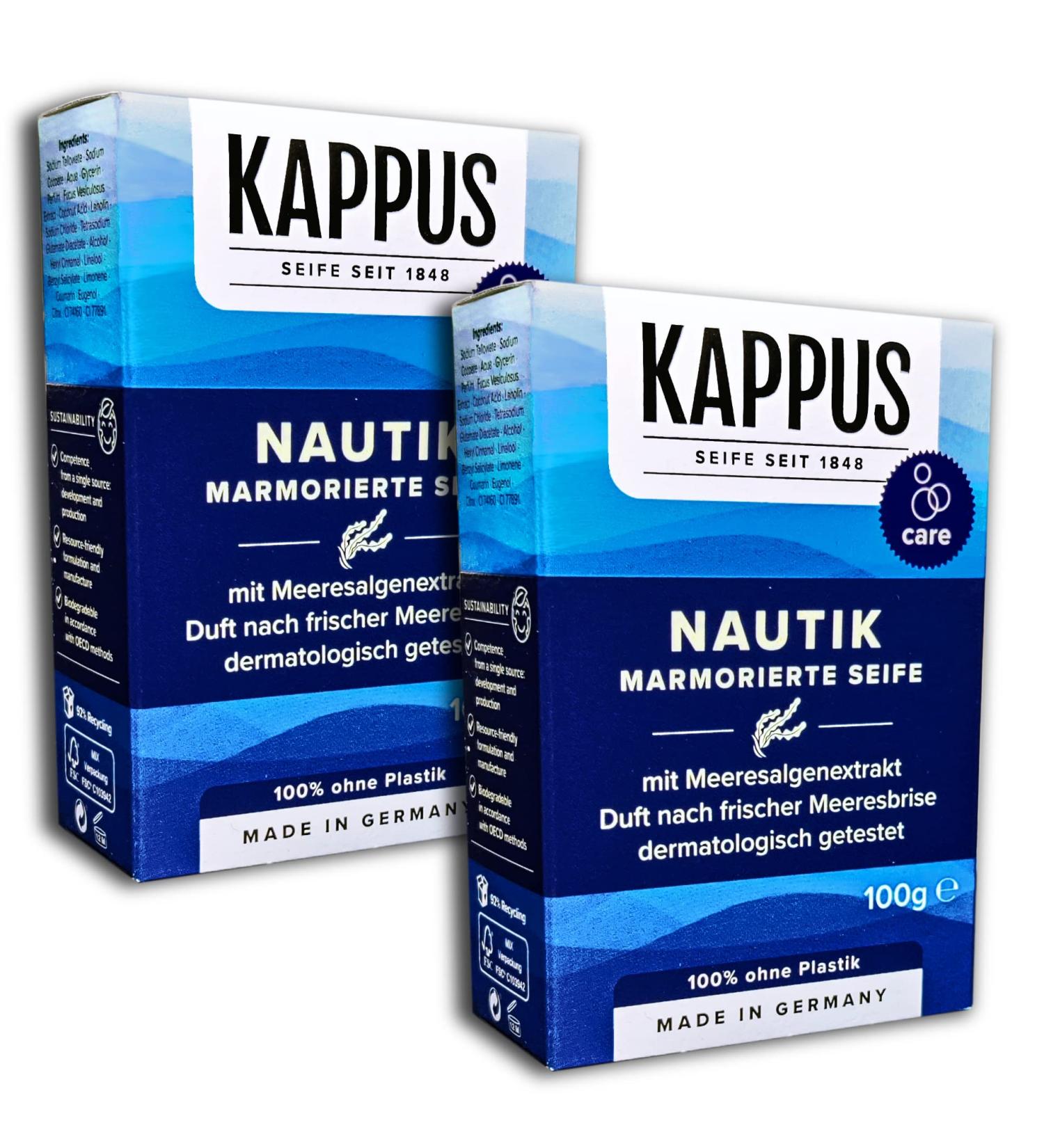 TopDeal Kappus Nautik Marble Soap 2 x 100 g
