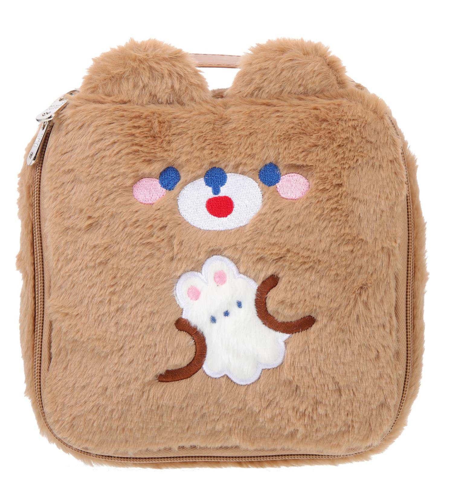 DOITOOL Cute Washable Sanitary Napkin Pouch - Period Storage Container Bag for Girls (Brown) - Buy Online on GoSupps.com