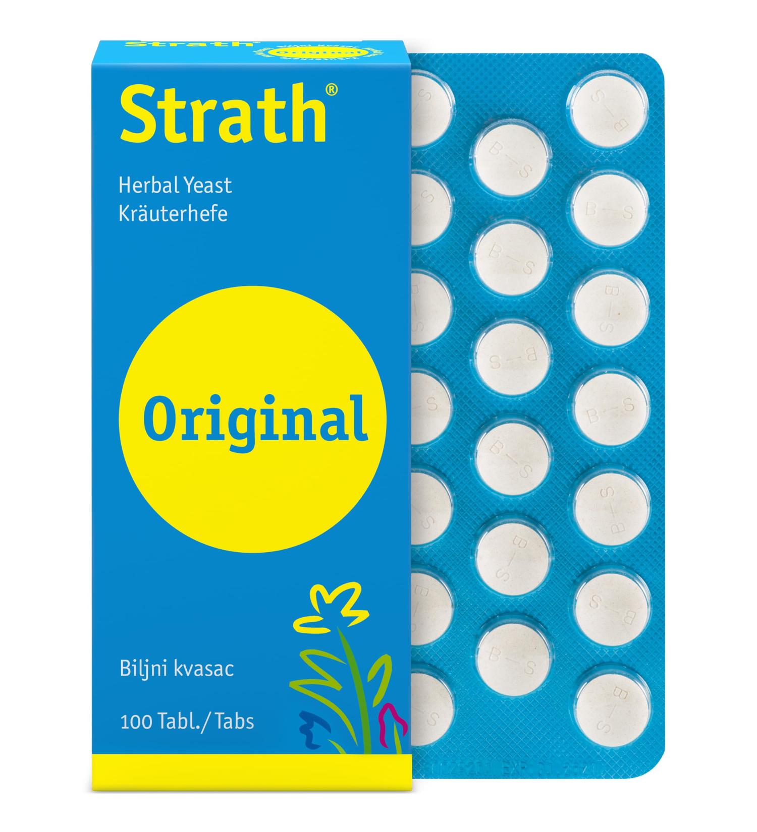 Bio-Strath Original Tablets (100) - Herbal Yeast Food Supplement for Daily Nutrition - Pregnancy & Breastfeeding Safe - Vegan, Lactose & Gluten Free - 100 Count - Buy Online on GoSupps.com