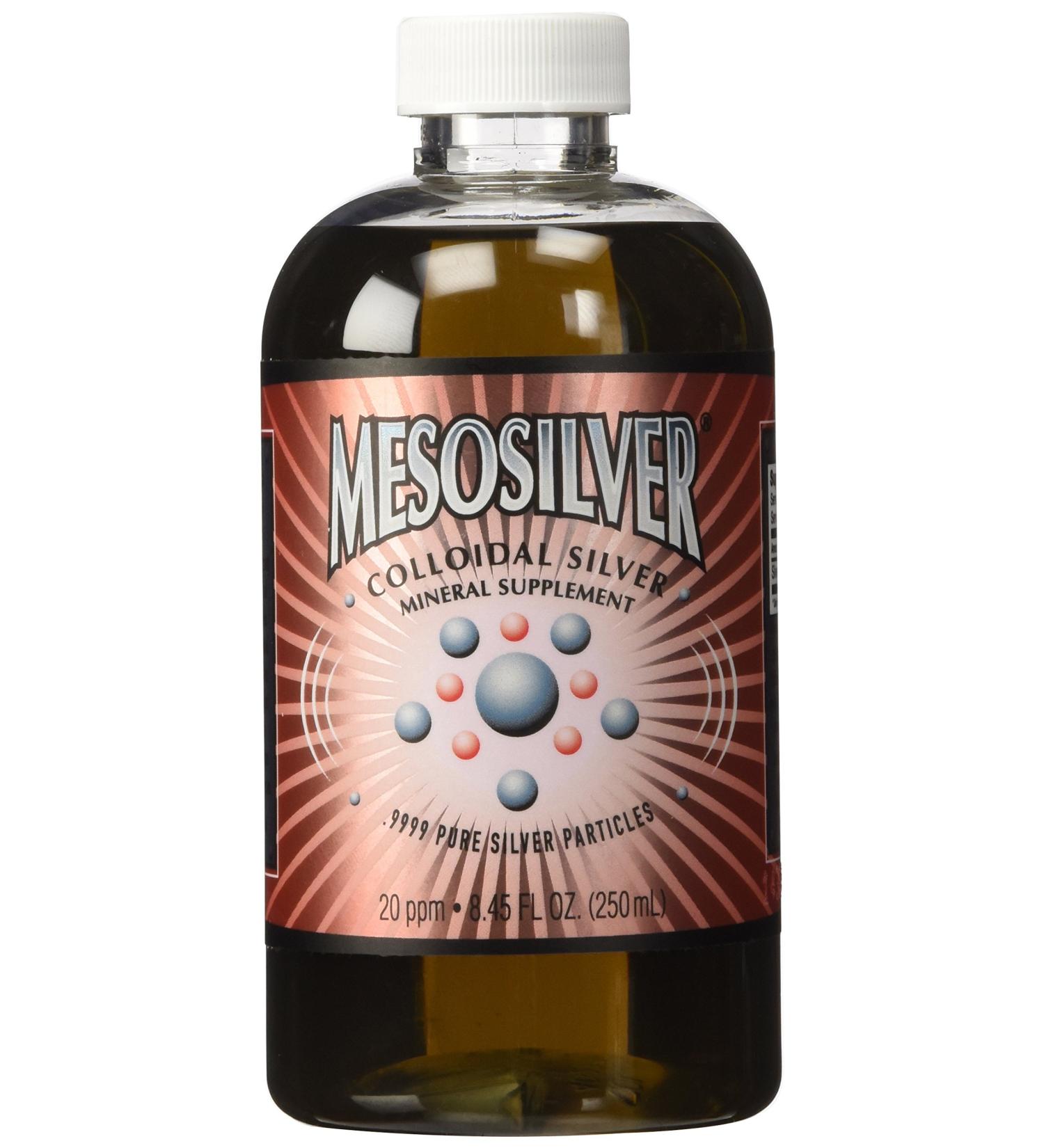 MesoSilver 20 ppm Colloidal Silver 250 mL - High Quality Immune Support - Buy Online on GoSupps.com