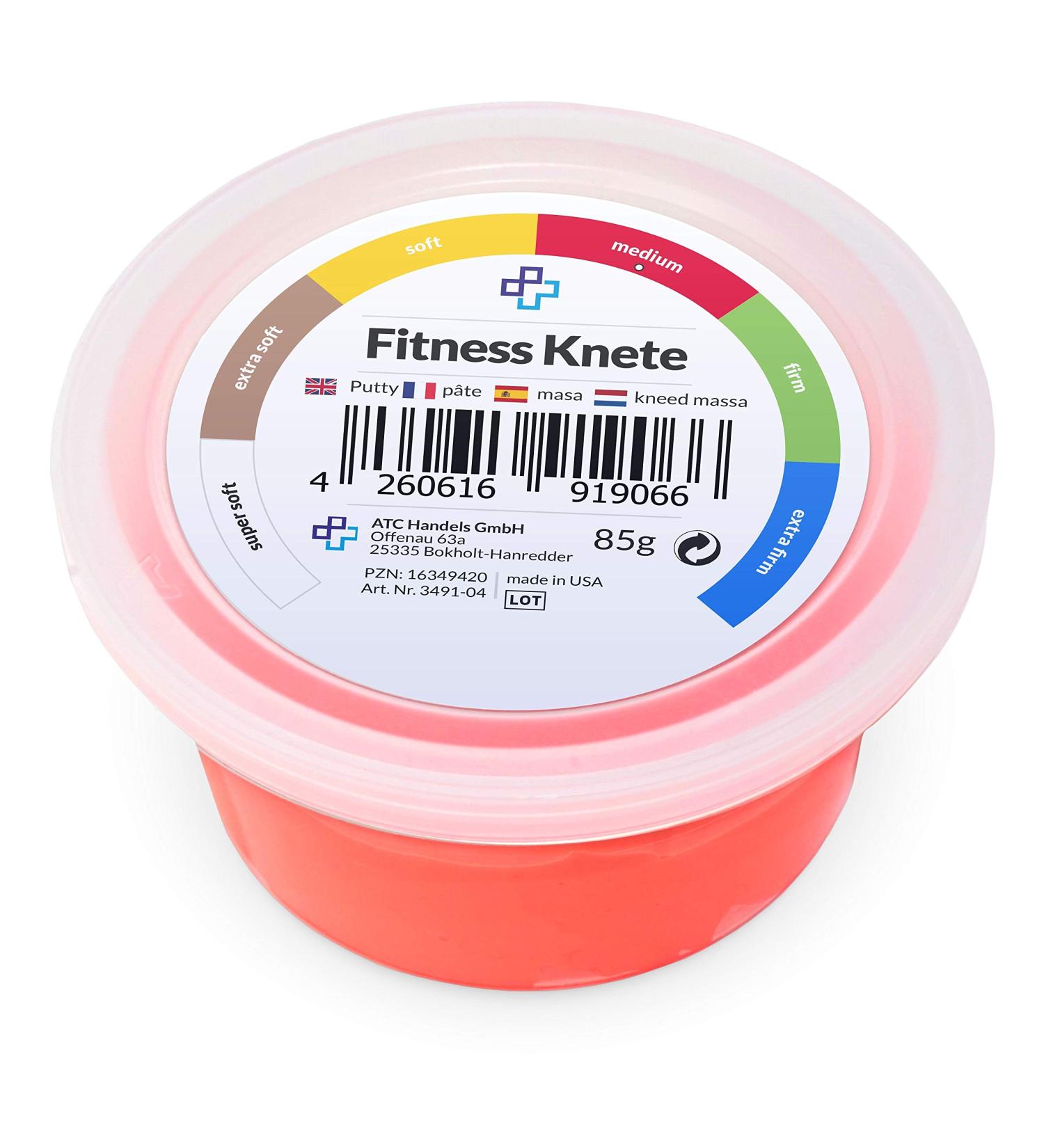 ATC Handels GmbH Therapy Putty | 85g & 450g Red Modeling Clay for Hand Training & Therapy - International Shipping Available - Buy Online on GoSupps.com