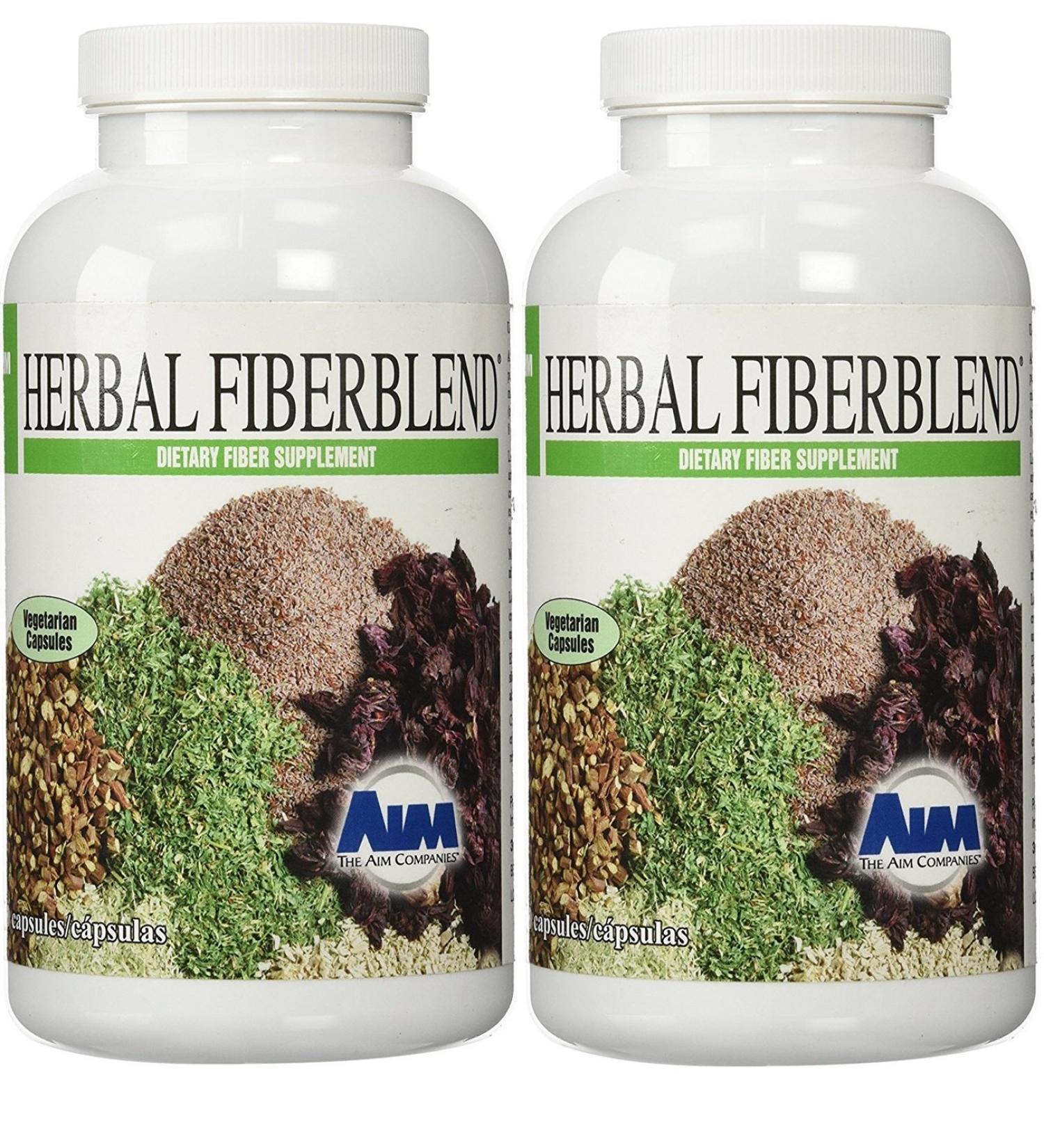 AIM Herbal Fiberblend Caps - 2 Pack - Buy Online on GoSupps.com