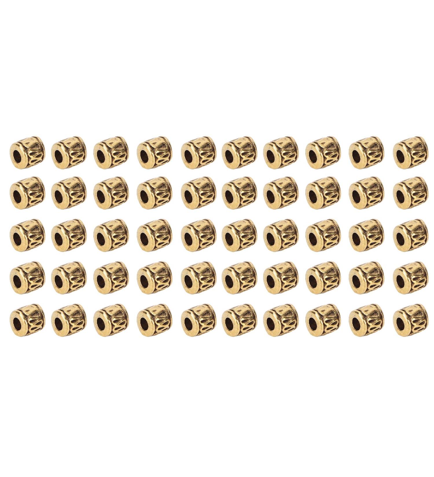 Dreadlocks Hair Beads Hair Braiding Rings Unique Pattern for DIY Jewelry for Daily Wear - Buy Online on GoSupps.com