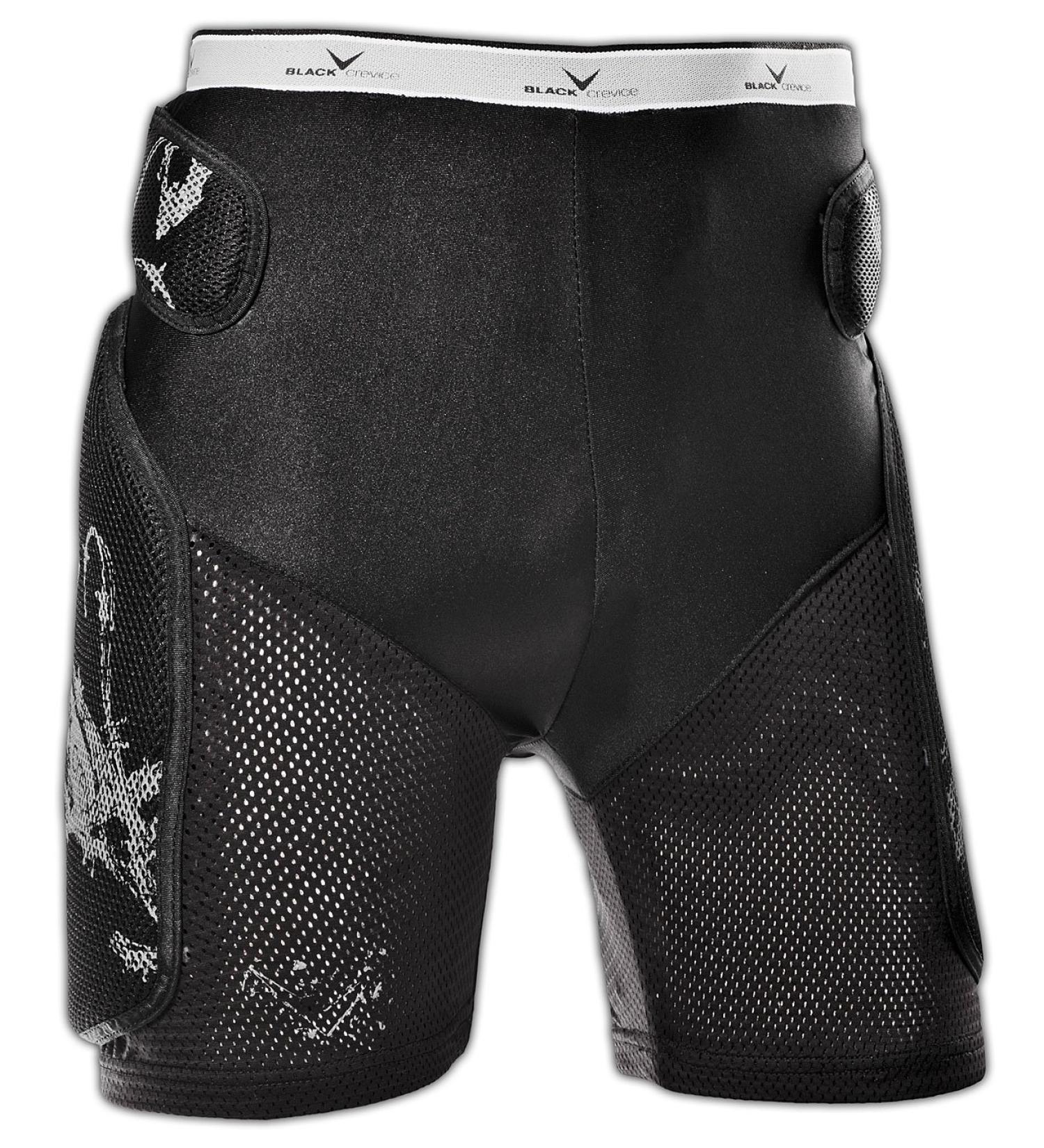 Shop Black Crevice Unisex Protector Shorts - Ultimate Ski & Snowboard Protection for Men & Women | XL Schwarz | Padded Thighs & Hips - Buy Online on GoSupps.com