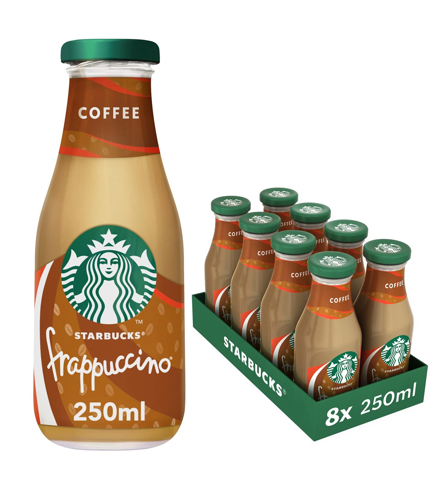 Buy Starbucks Frappuccino Iced Coffee (8 x 250ml) - International Shipping Available | Fresh Coffee Delivered - Buy Online on GoSupps.com
