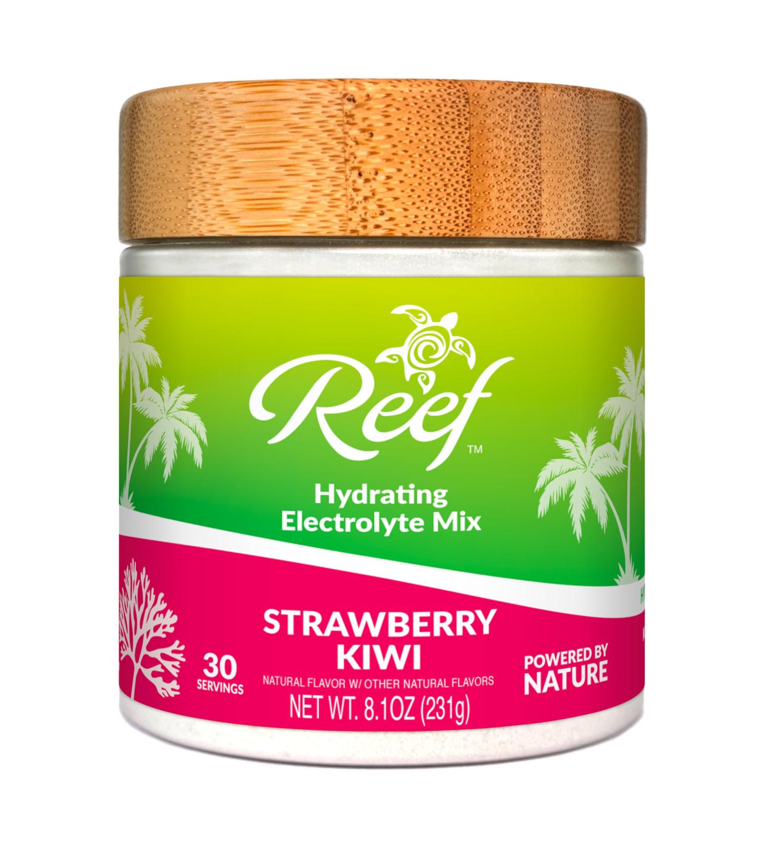Hydrating Electrolyte Powder - Hydration with Nature s Electrolytes + Real Fruit - Strawberry Kiwi, No Added Sugar, 5 Key Electrolytes + Vitamins, Trace Minerals, Non-GMO, 30 Servings Strawberry Kiwi 8.1 Ounce (Pack of 1) - Buy Online on GoSupps.com