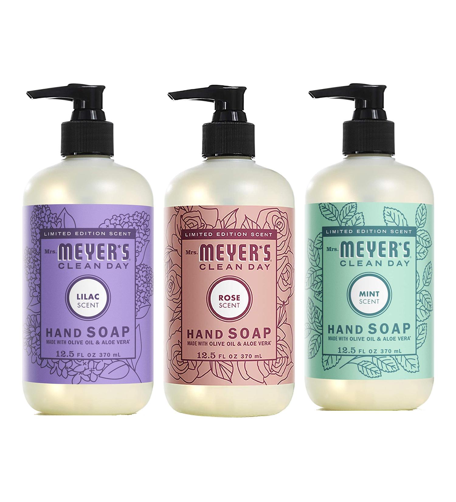 Mrs. MEYER'S CLEAN DAY New Spring Scent Variety Pack (Rose + Lilac + Mint) - Buy Online on GoSupps.com