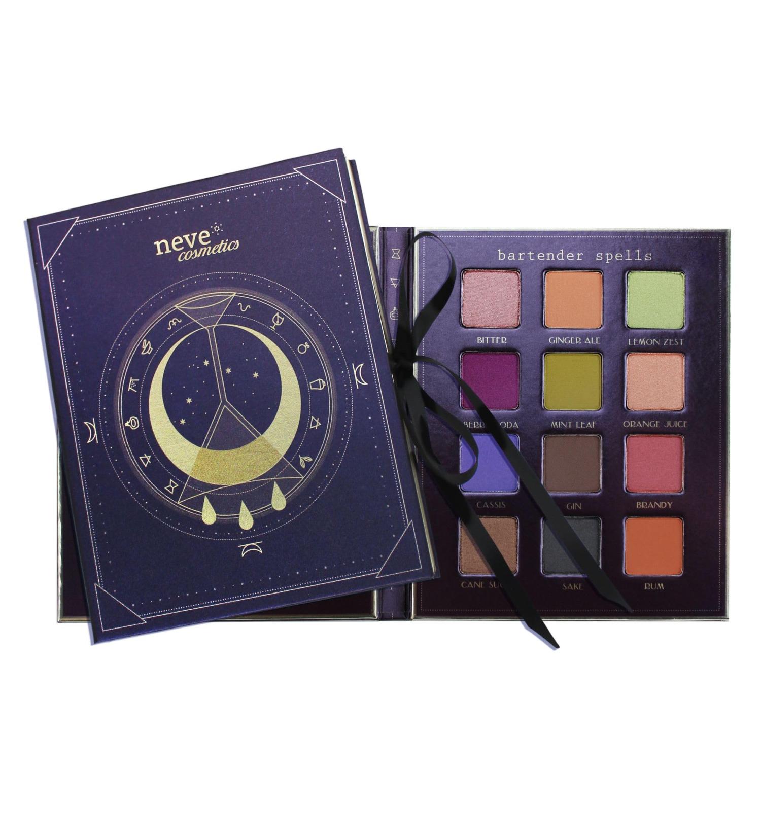  Neve Cosmetics Neve Cosmetics ArtDiary Palette 12 Eyeshadows to Create Endless Chromatic Cocktails | "Bartender Spells Palette" - Buy Online on GoSupps.com